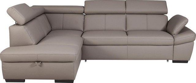 exxpo - sofa fashion Ecksofa "Salerno, inkl. Kopf- und Armteilverstellung, günstig online kaufen