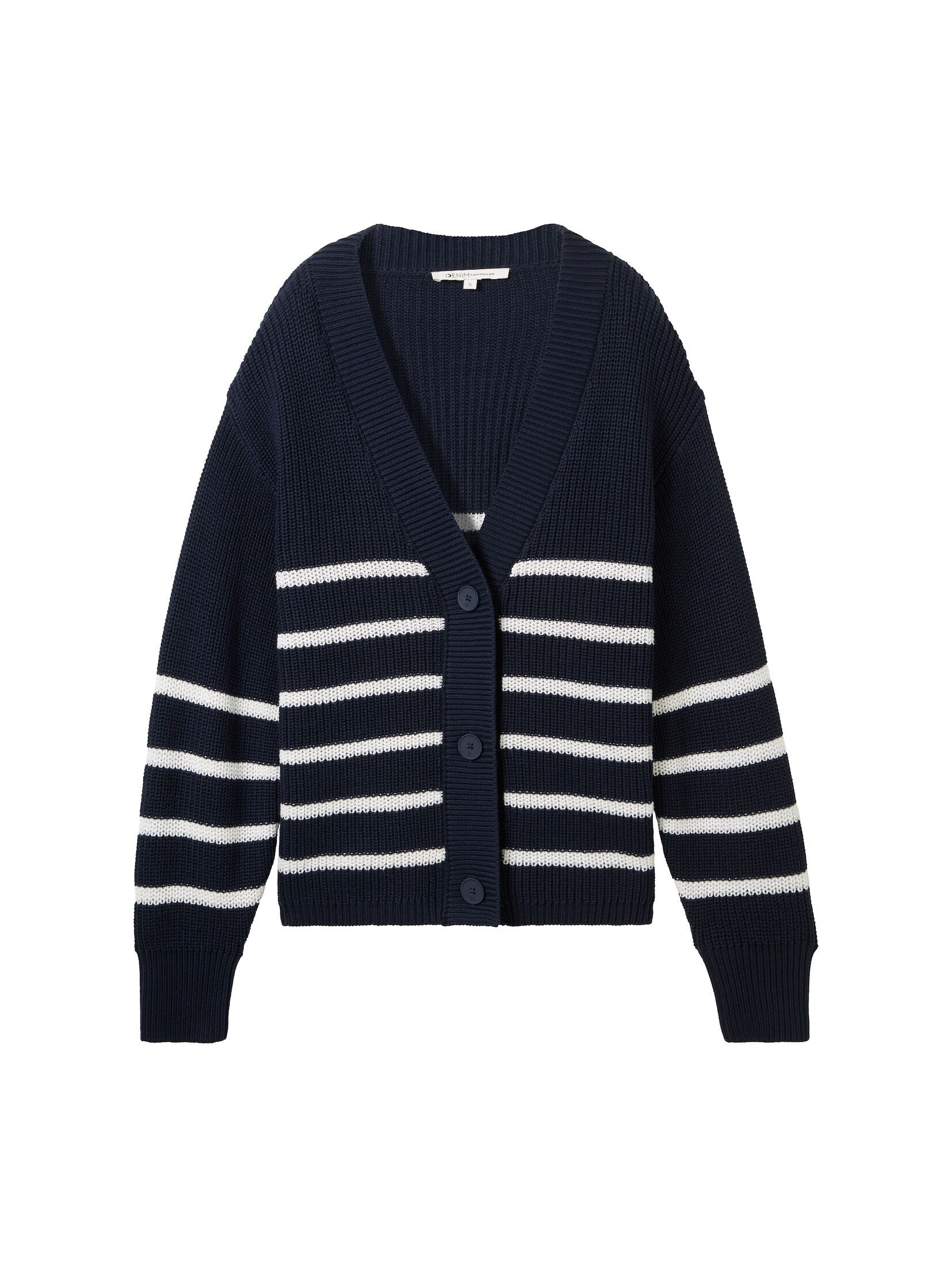 TOM TAILOR Denim Cardigan mit Strickstruktur günstig online kaufen