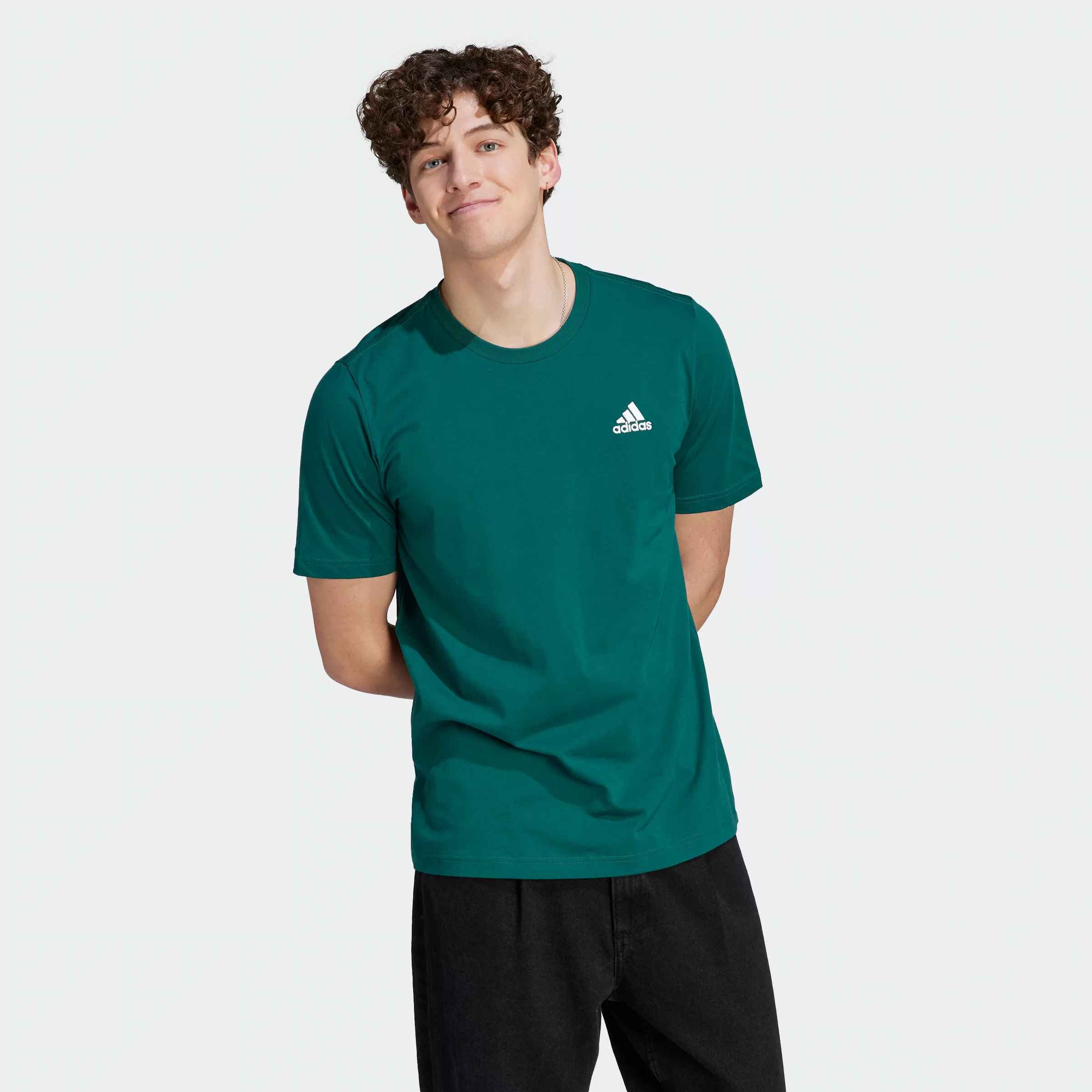 adidas Sportswear T-Shirt ESSENTIALS SINGLE JERSEY EMBROIDERED SMALL LOGO günstig online kaufen