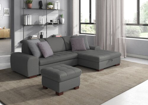 sit&more Ecksofa "Luxor L-Form", wahlweise mit Bettfunktion, Bettkasten und günstig online kaufen