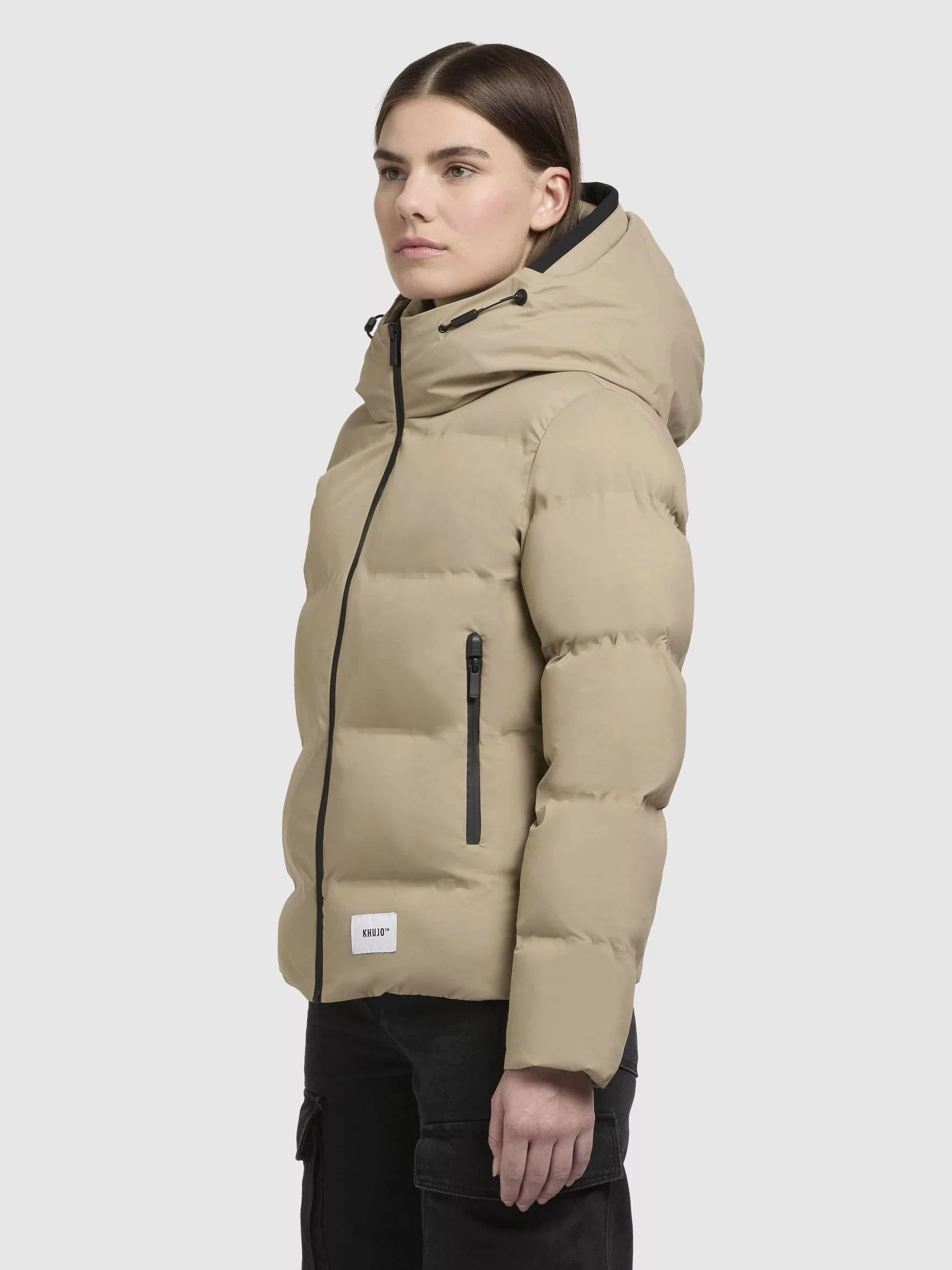 khujo Winterjacke "Liev-YM", mit Kapuze, Warme gesteppte Damen Kapuzenjacke günstig online kaufen