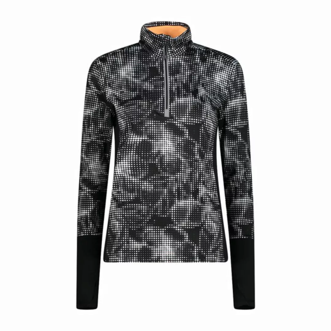 CMP Rollkragenpullover Woman Sweat RV nero-bianco günstig online kaufen