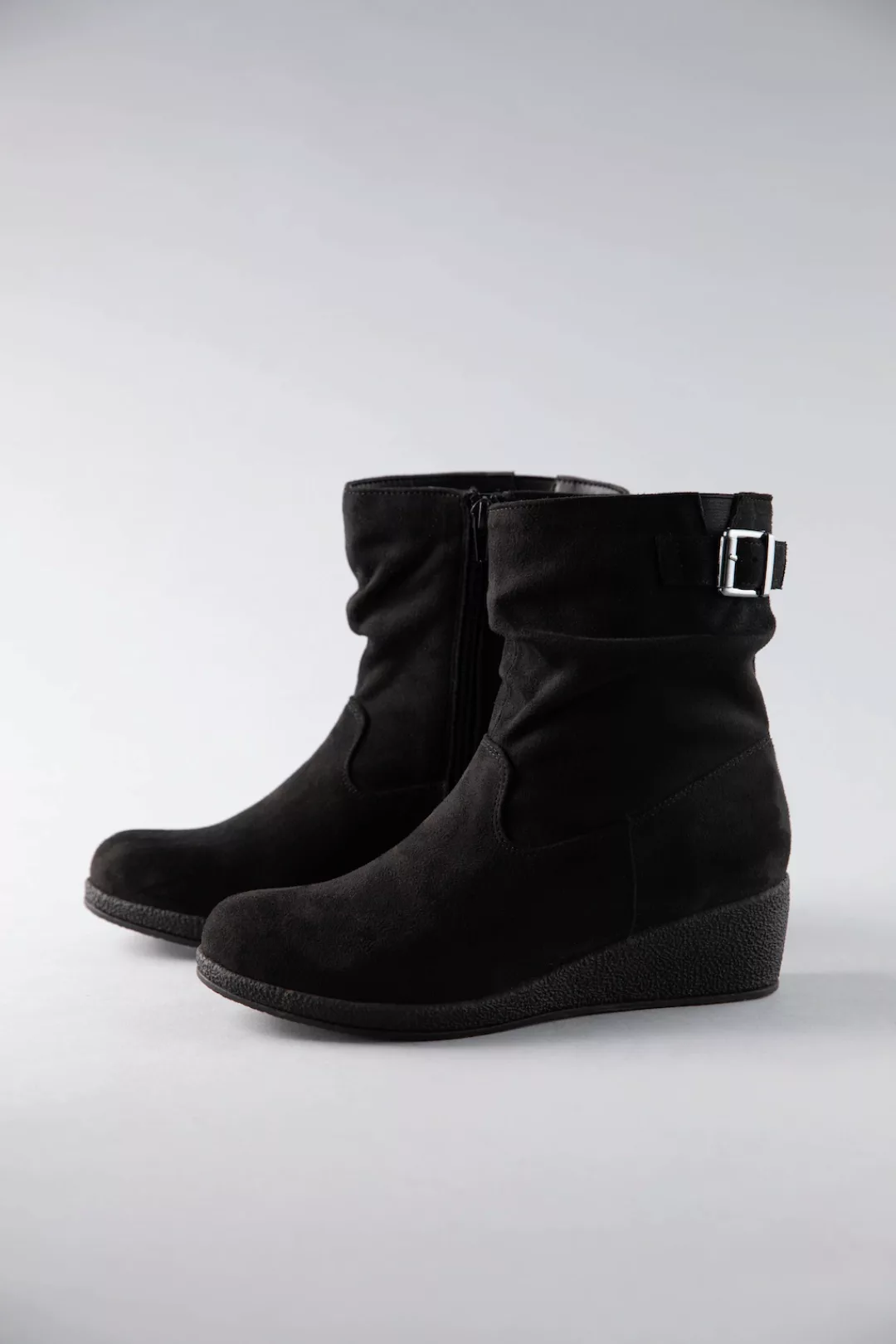 Aniston SHOES Keilstiefelette, Keilboots, Casual-Stiefelette mit slouchy Sc günstig online kaufen