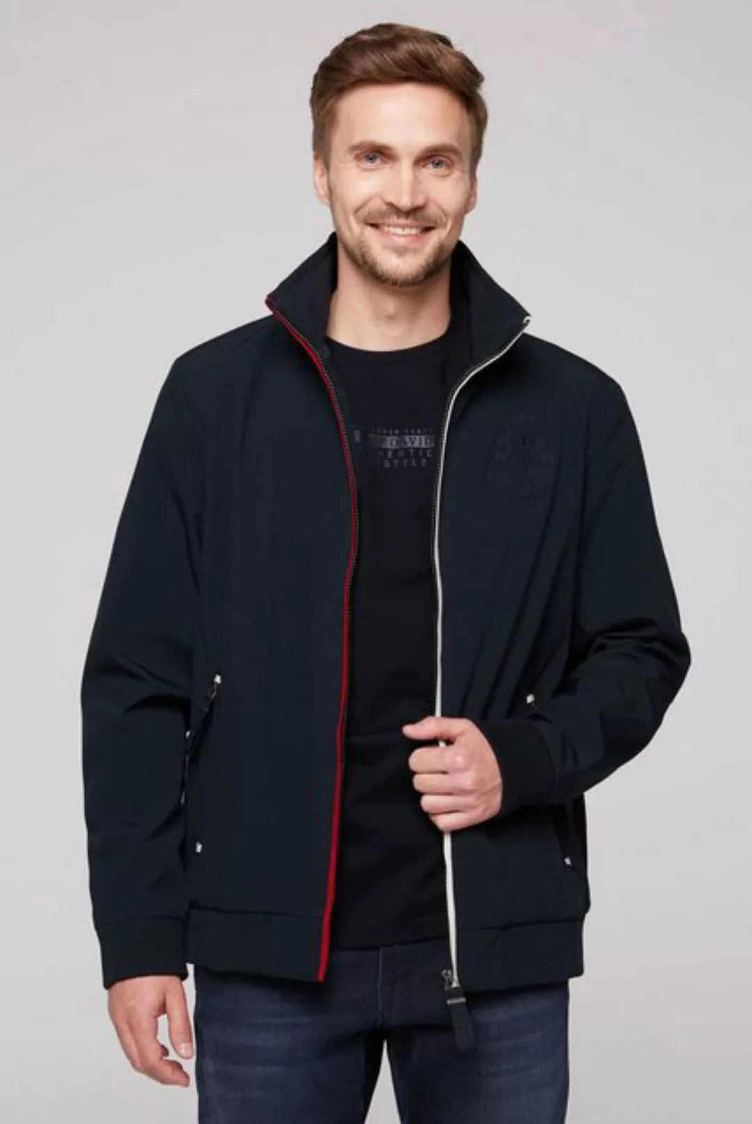 CAMP DAVID Softshelljacke mit Stehkragen günstig online kaufen