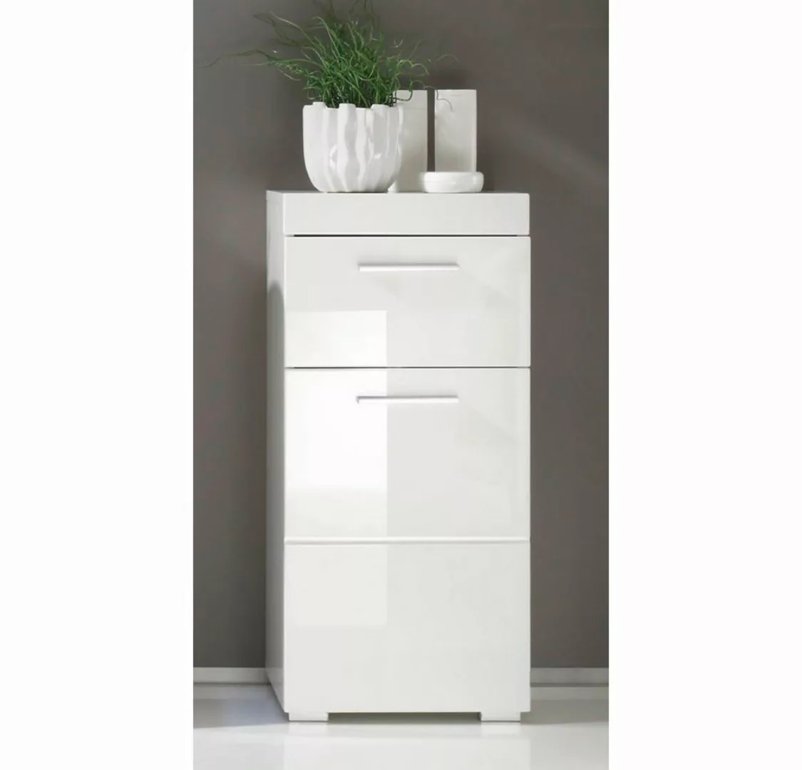 Lomadox Beistellschrank ALTENA-19 Beistellschrank Badezimmermöbel in Weiß H günstig online kaufen