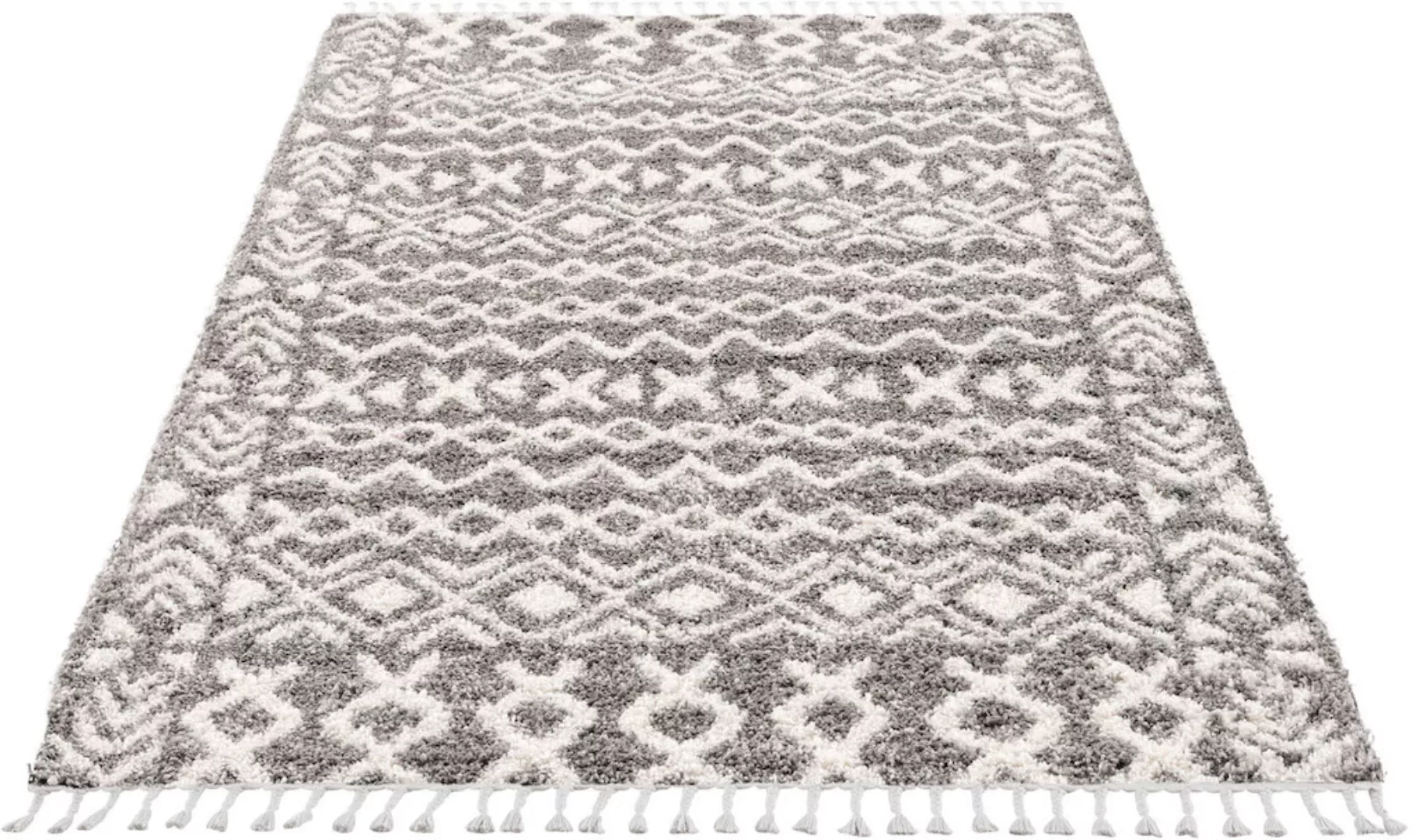 Carpet City Hochflor-Teppich »Pulpy 514«, rechteckig günstig online kaufen
