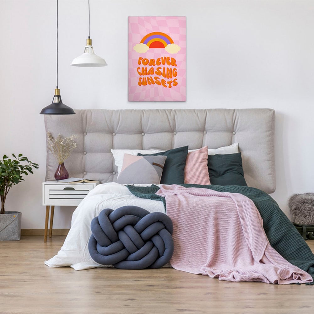 A.S. Création Leinwandbild "Sunsets - Wandbild Rosa Pink Orange Keilrahmen günstig online kaufen