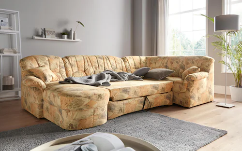 DOMO collection Wohnlandschaft "Bahia mit viel Platz, zeitloses Design, U-F günstig online kaufen