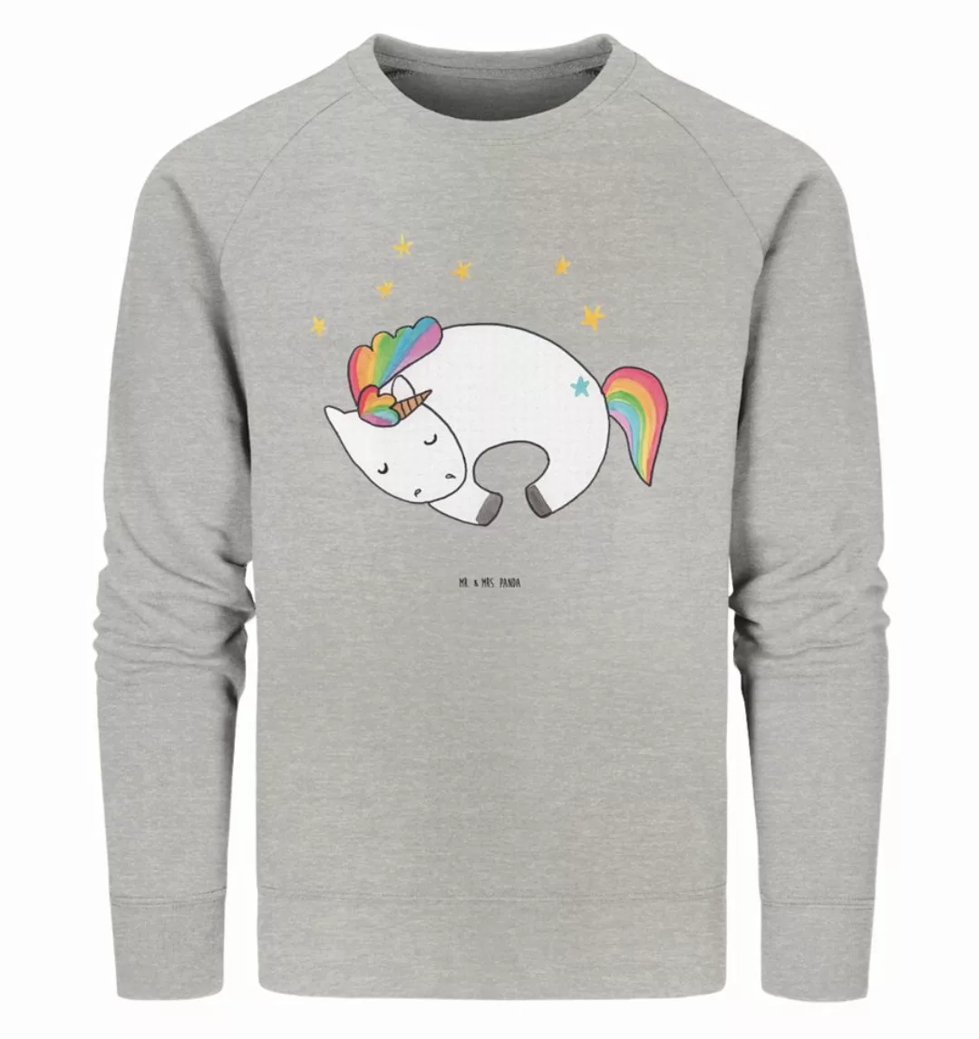 Mr. & Mrs. Panda Longpullover Größe L Einhorn Nacht - Heather Grey - Gesche günstig online kaufen