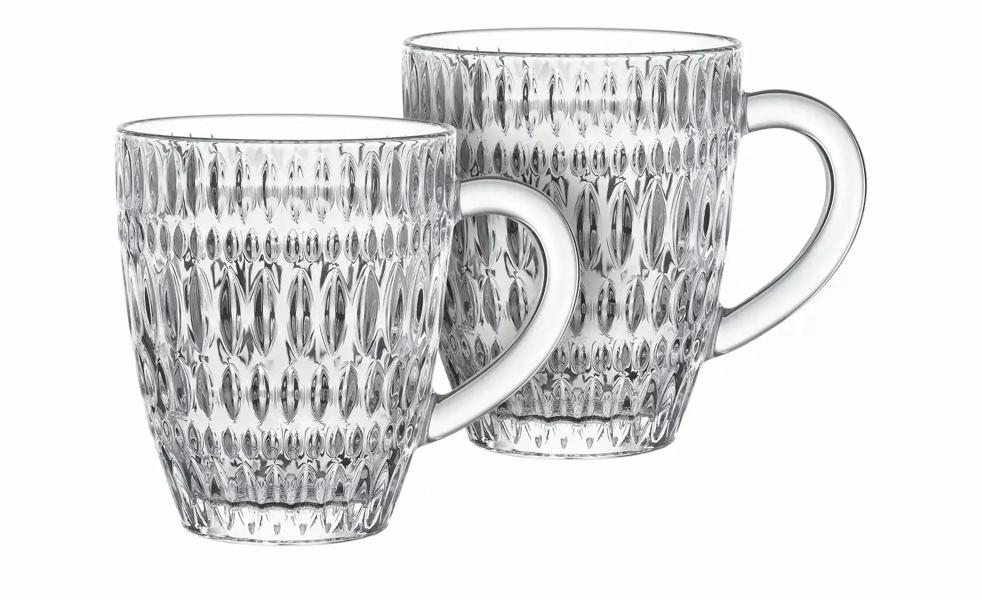 Nachtmann Kaffeebecher 2er Set Ethno Barista ¦ transparent/klar ¦ Glas ¦ Ma günstig online kaufen