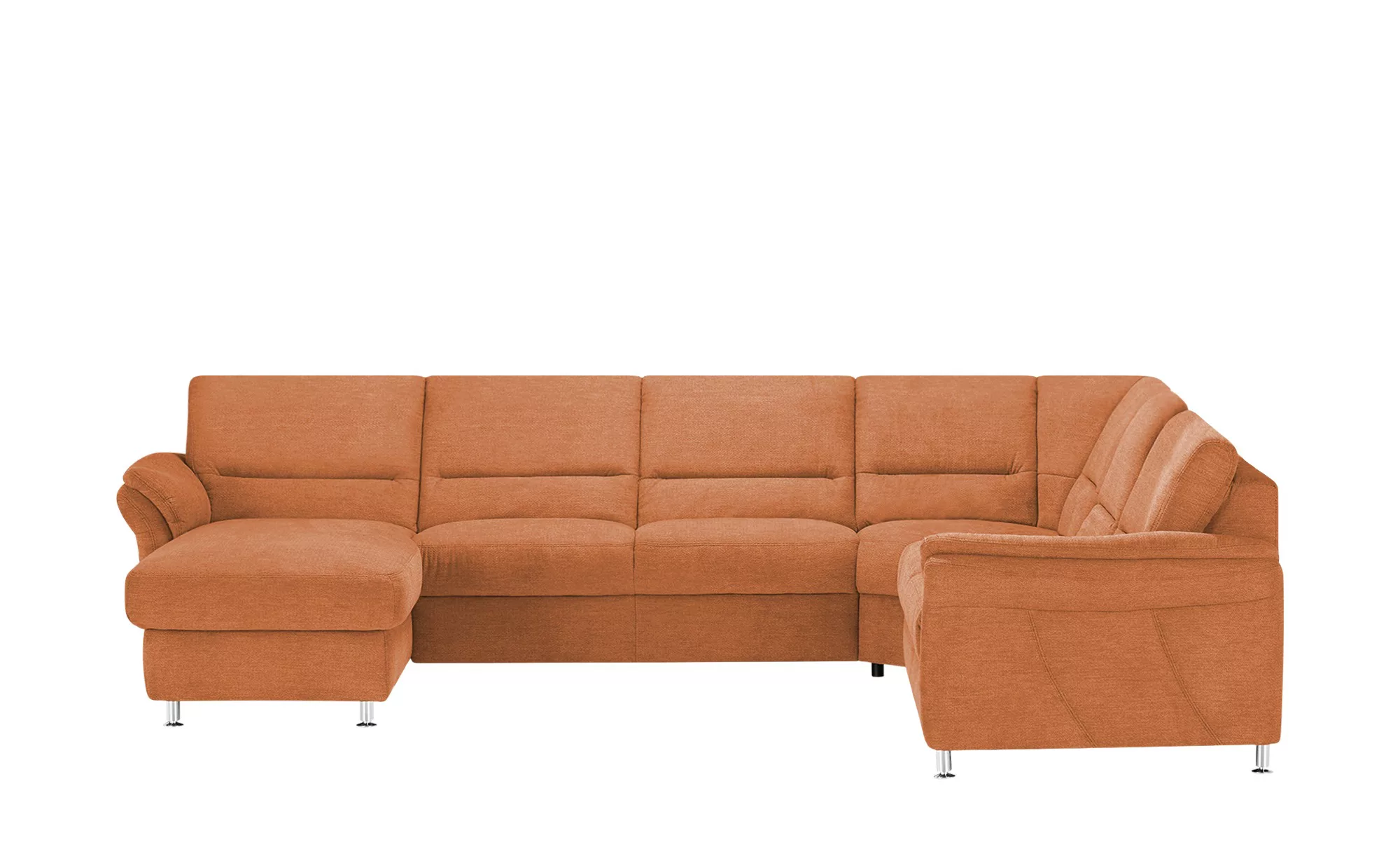 meinSofa Wohnlandschaft  Donald ¦ orange ¦ Maße (cm): B: 330 H: 89 T: 262 P günstig online kaufen