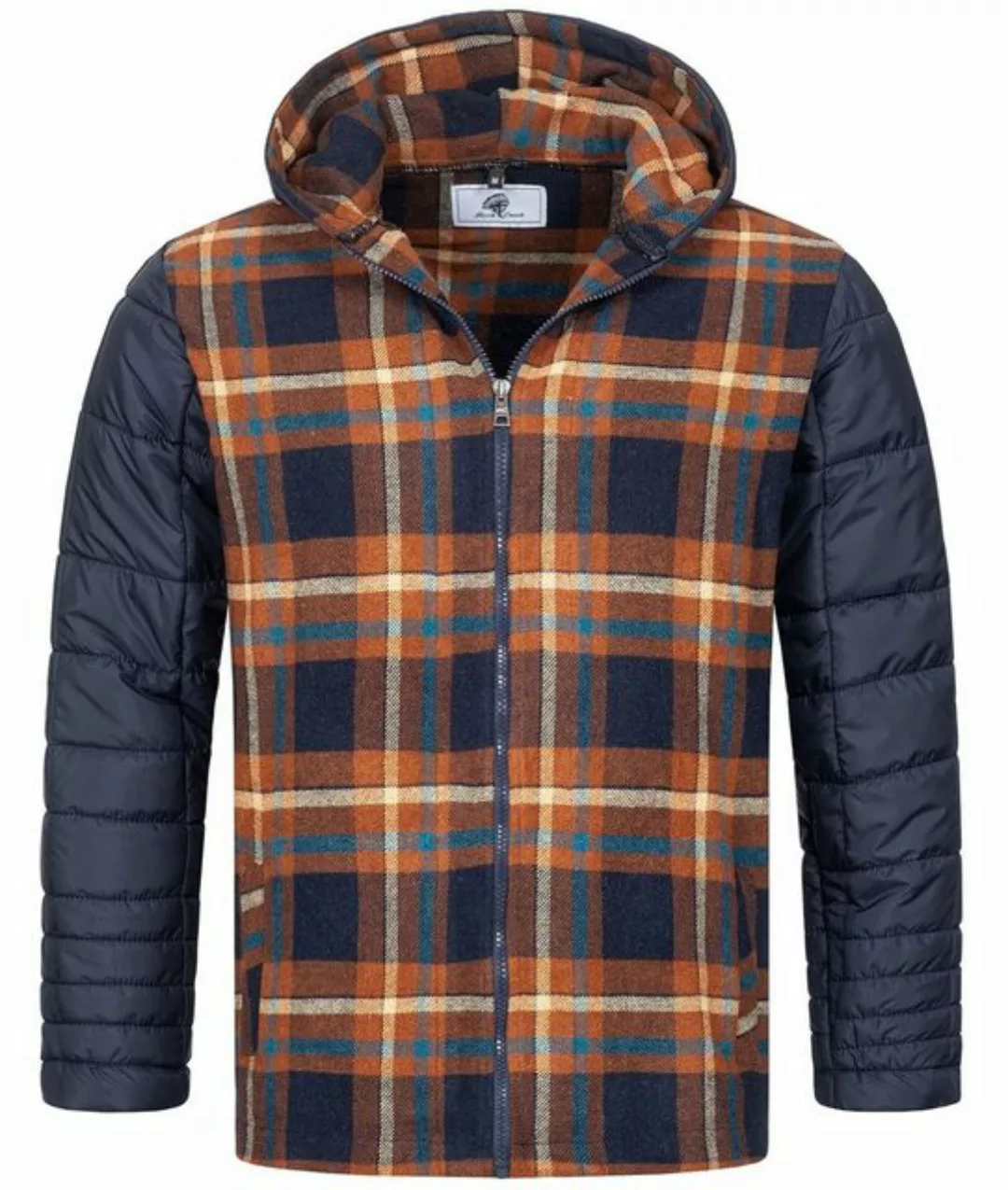 Rock Creek Steppjacke Herren Flanelljacke mit Kapuze H-265 günstig online kaufen