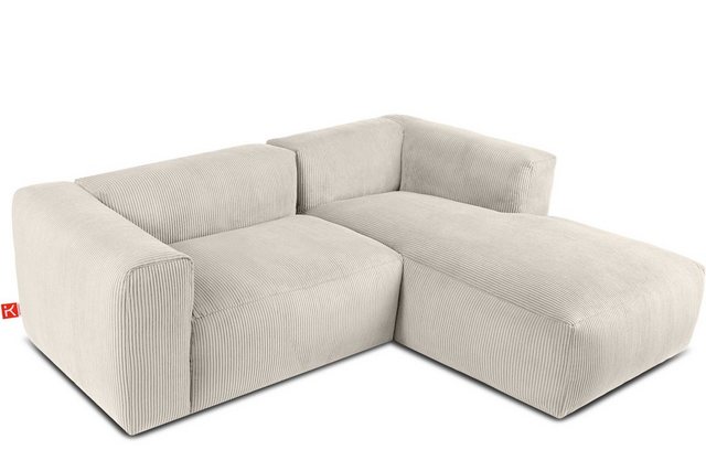 KONSIMO® Ecksofa Rechts Ecksofa BUFFO, hergestellt in der EU,extrem weicher günstig online kaufen