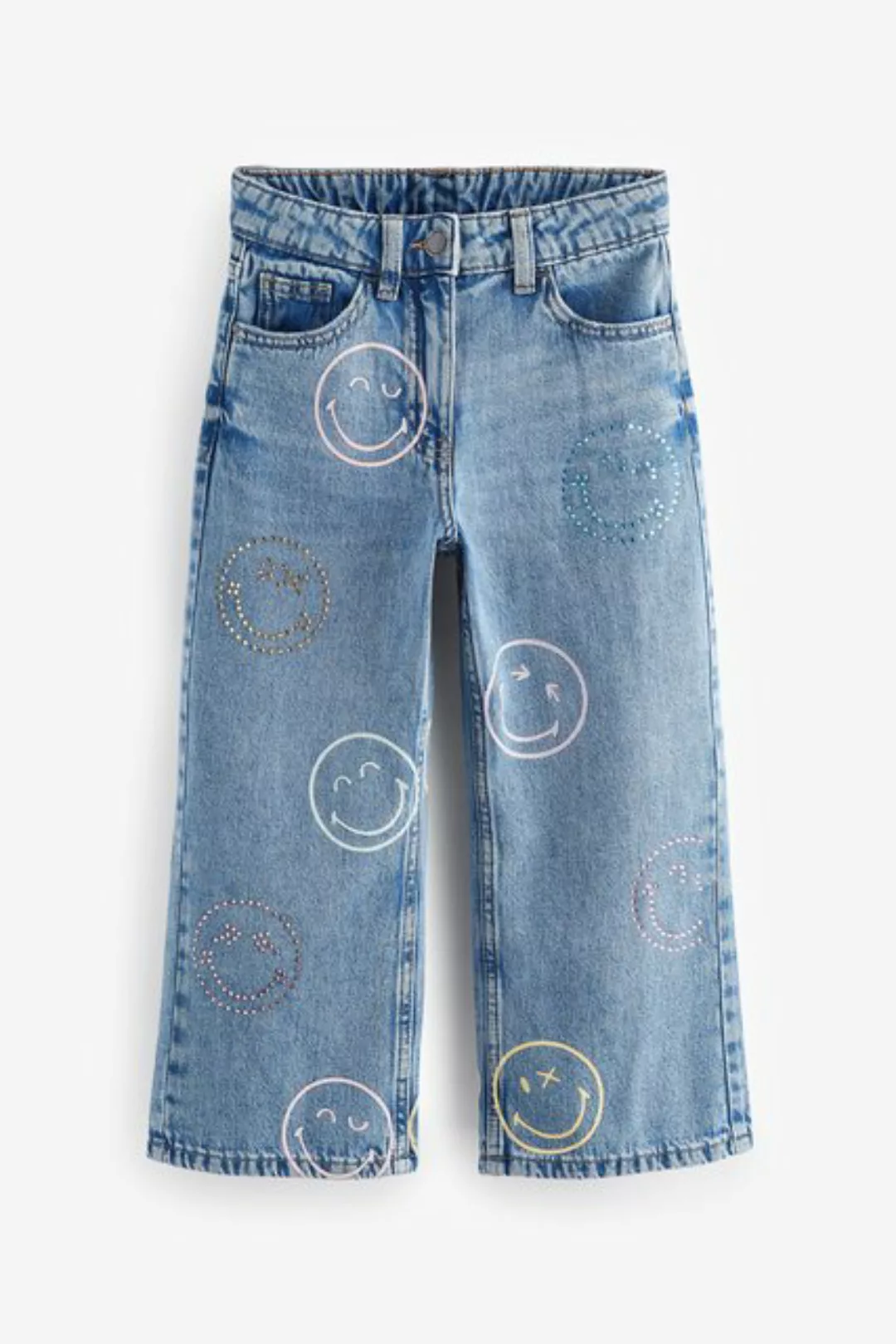 Next Weite Jeans SmileyWorld Jeans mit weitem Bein (1-tlg) günstig online kaufen