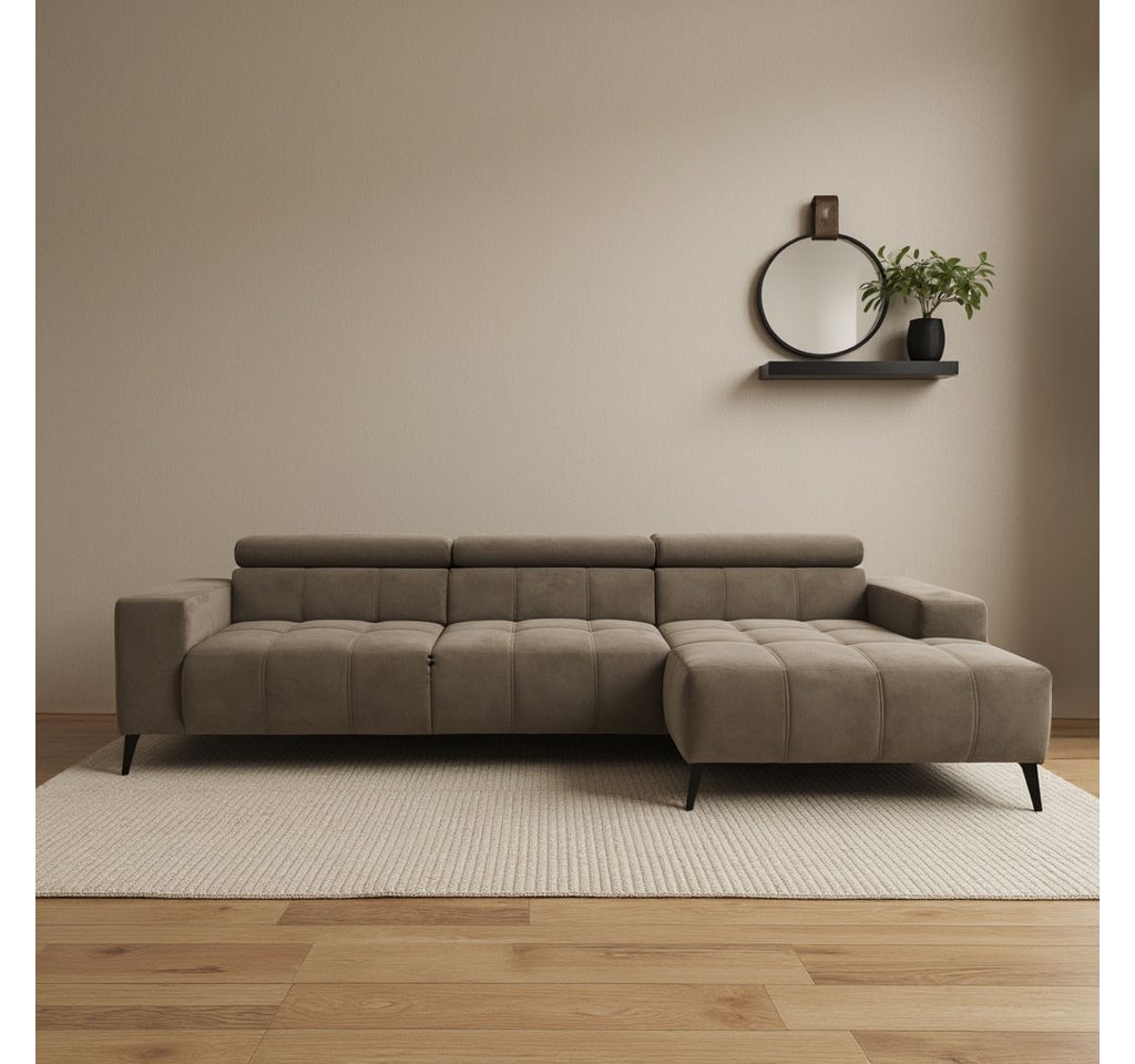 DOMO collection Ecksofa "Trento L-Form, mit Kufenfuß oder Einzelfuß", wahlw günstig online kaufen