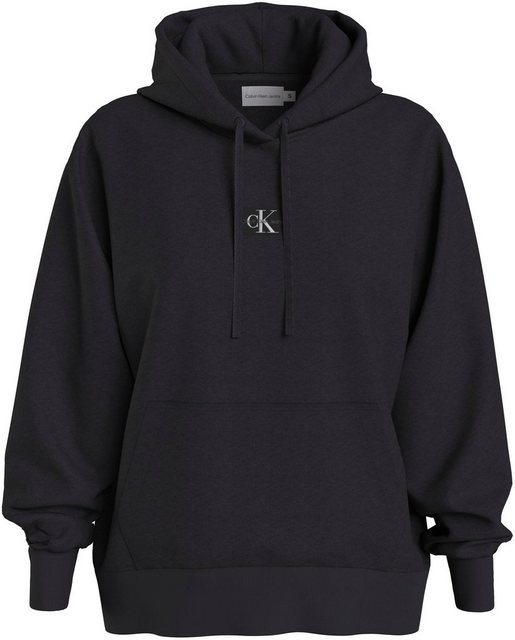 Calvin Klein Jeans Kapuzensweatshirt WOVEN LABEL OVERSIZED HOODIE günstig online kaufen