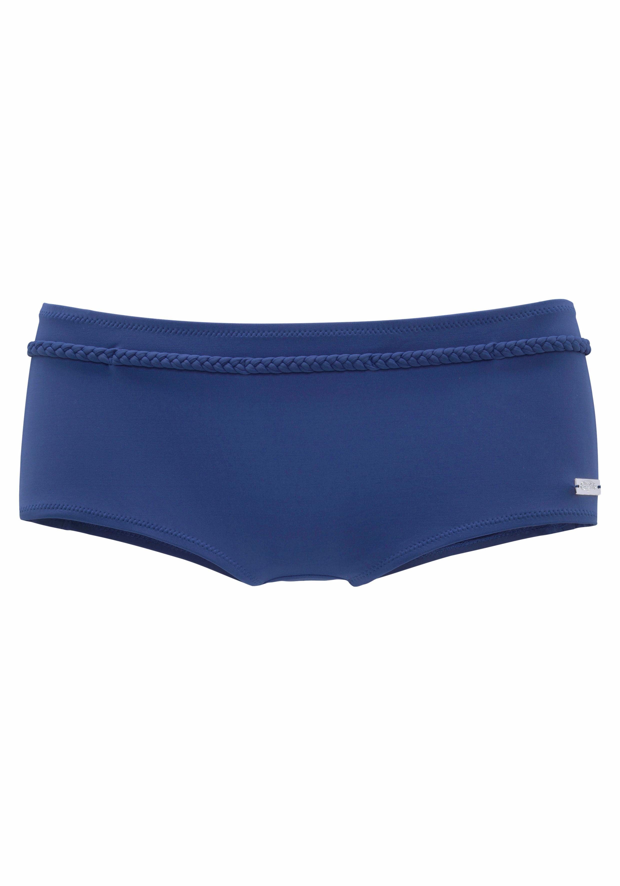 Buffalo Bikini-Hotpants Happy mit geflochtenem Ziergürtel günstig online kaufen
