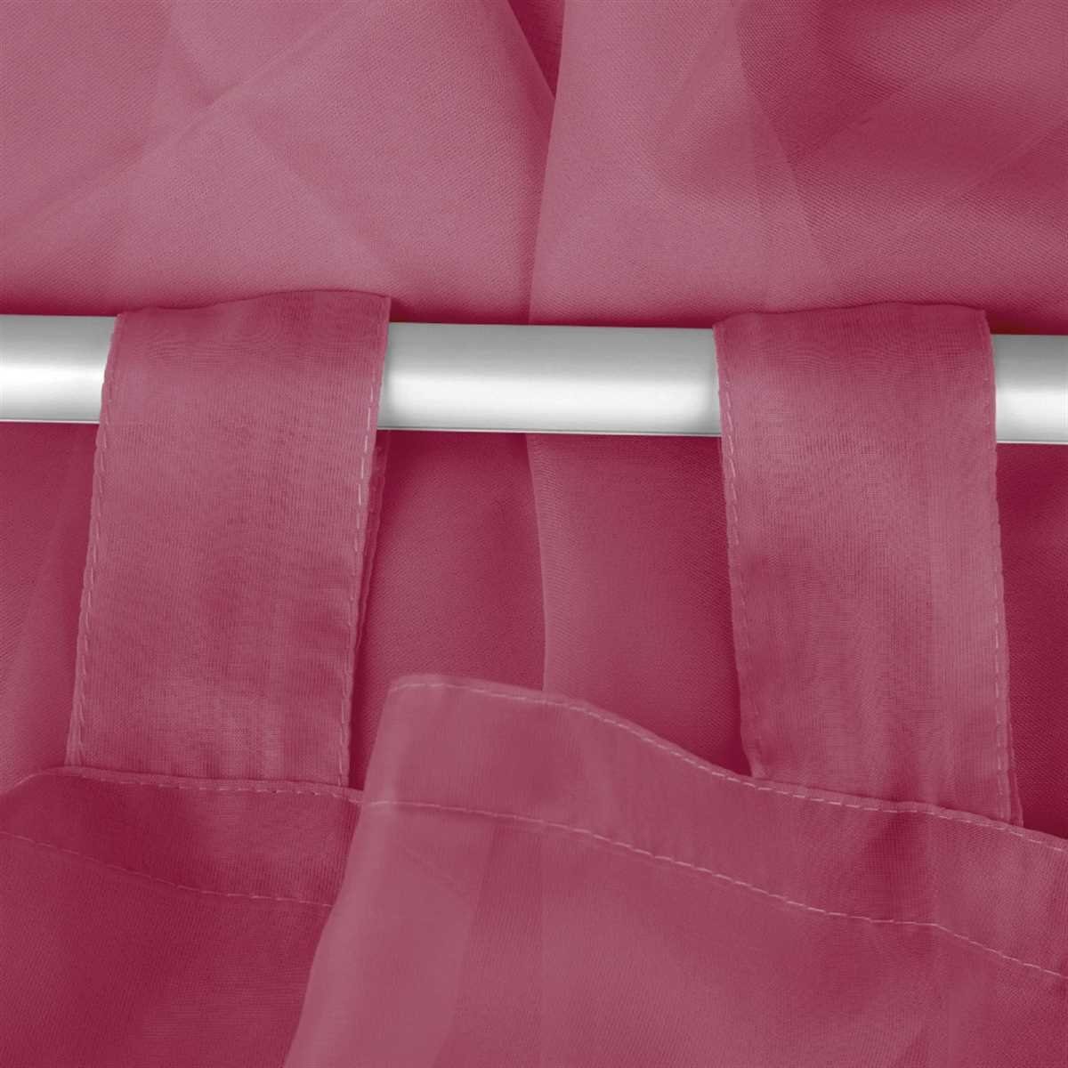 Bestlivings Vorhang, Schlaufen (2 St), transparent, günstig online kaufen