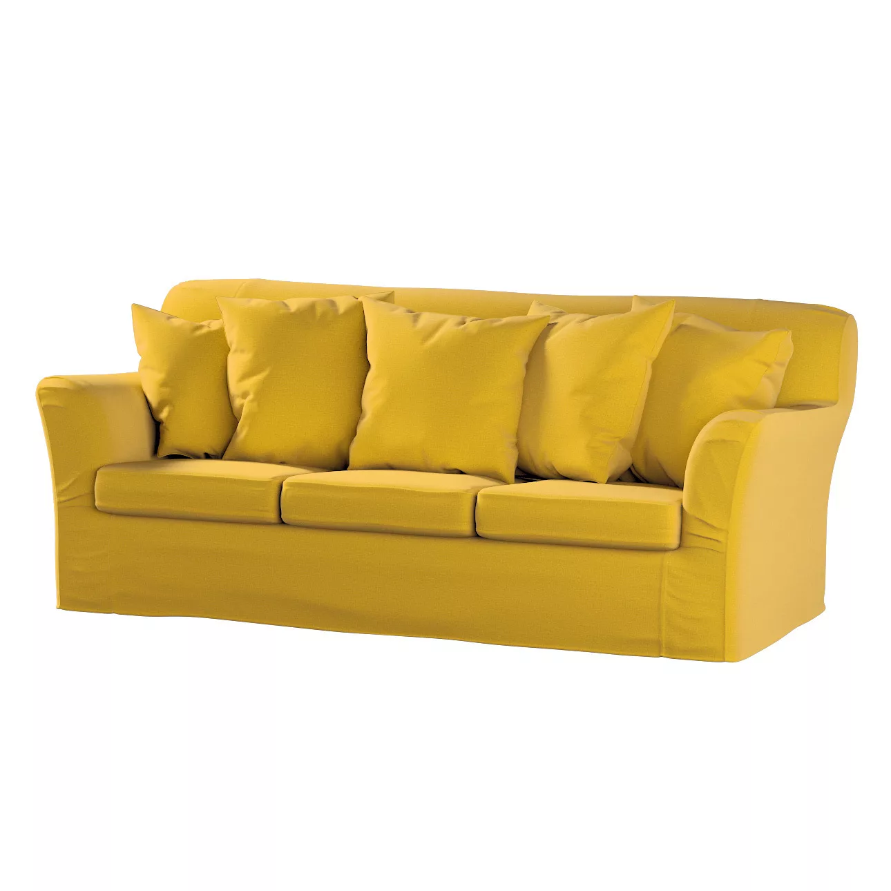 Bezug für Tomelilla 3-Sitzer Sofa nicht ausklappbar, honiggelb, Sofahusse, günstig online kaufen