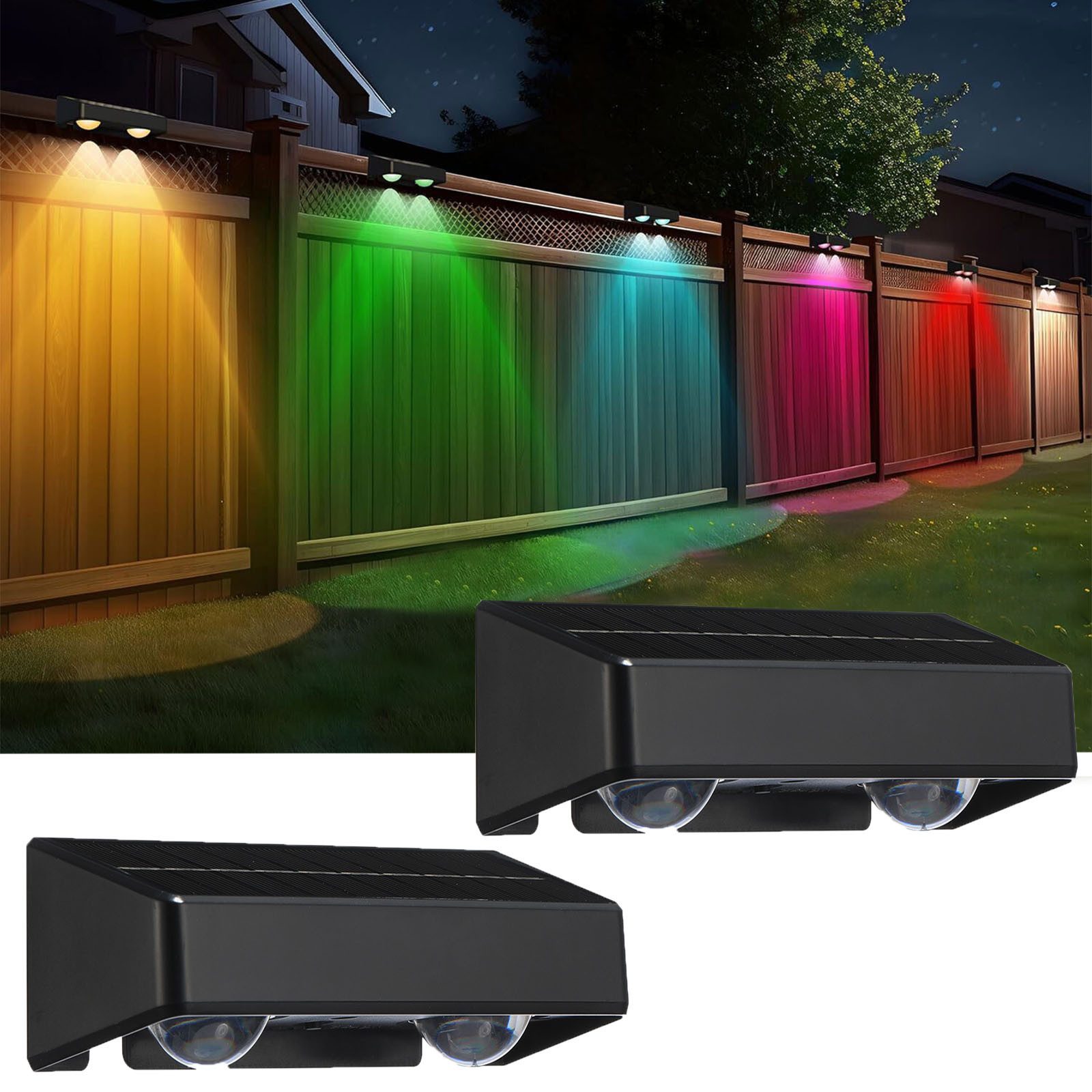 oyajia LED Solarleuchte 2 Stück LED günstig online kaufen