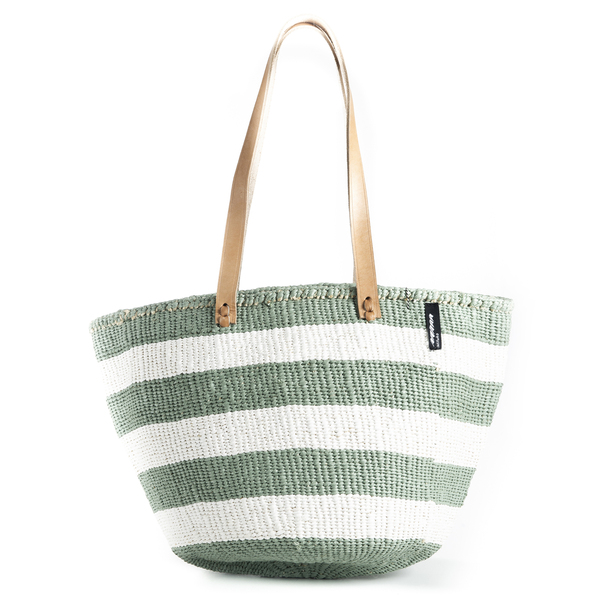 Kiondo Tasche - Stripes - Sisal Umhängetasche - Upcycling - Mifuko günstig online kaufen