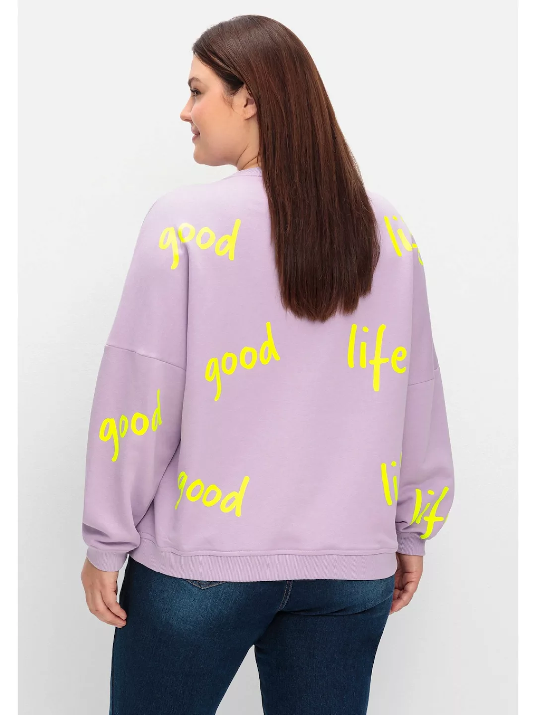 Sheego Sweatshirt "Große Größen", in legerer Oversizeform günstig online kaufen