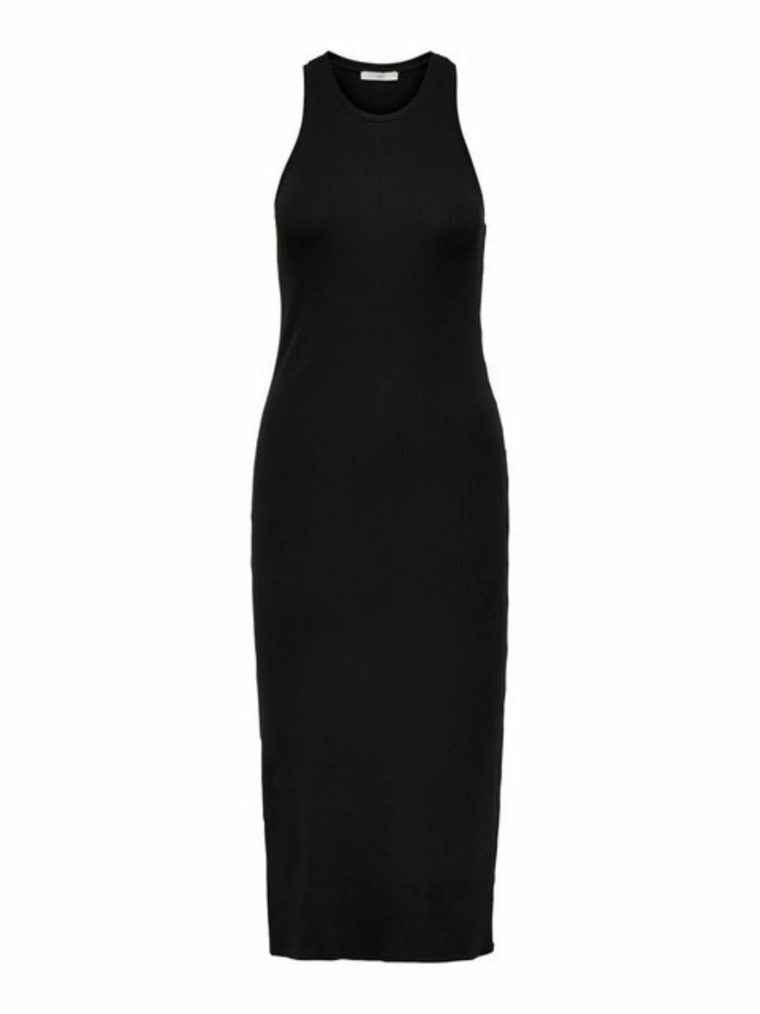 ONLY Shirtkleid Figurbetontes Bodycon-Kleid Geripptes Midi Dress Ärmellos ( günstig online kaufen