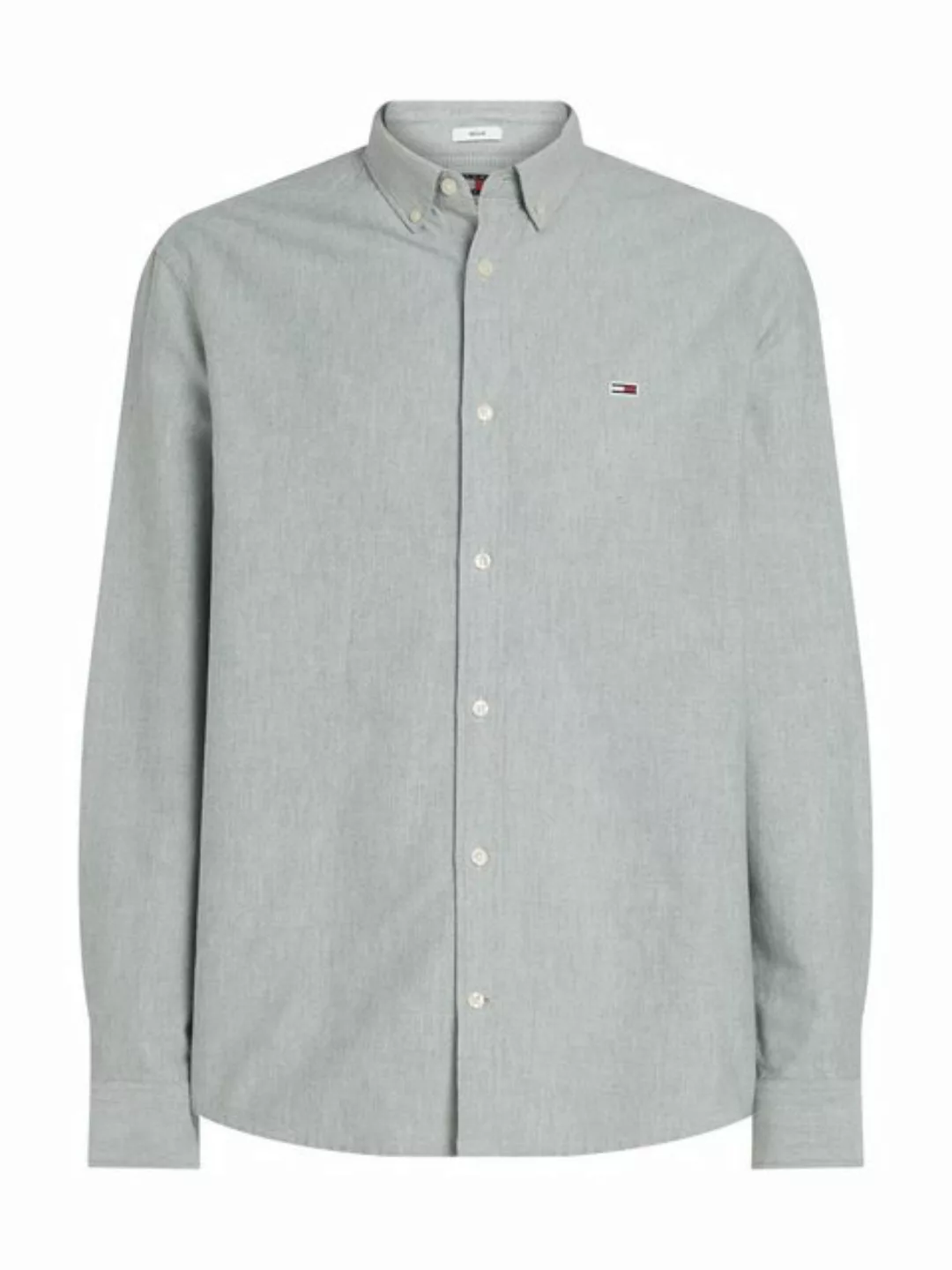 Tommy Jeans Langarmhemd TJM ENTRY REG OXFORD SHIRT mit Logoprägung günstig online kaufen