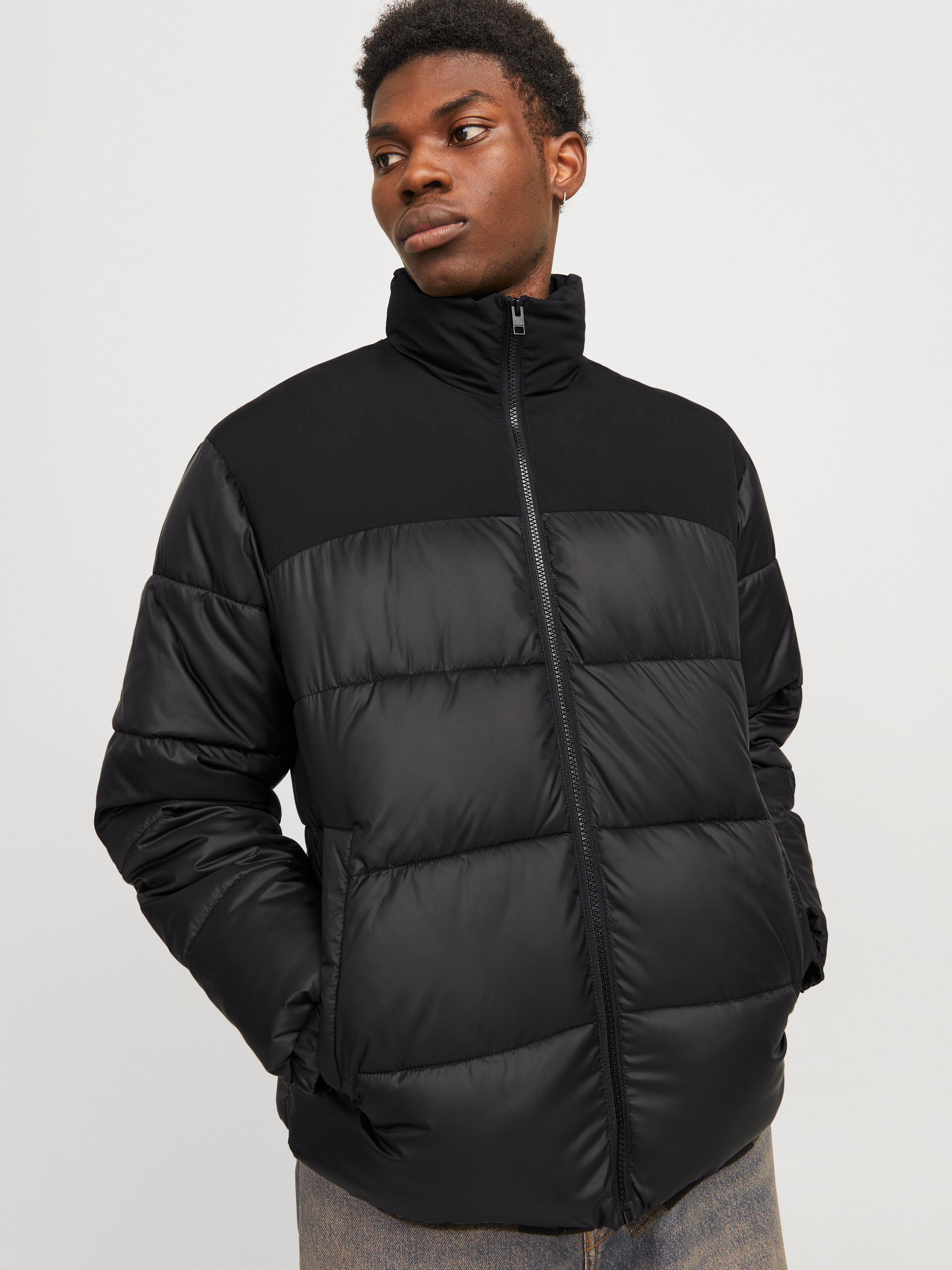 Jack & Jones Steppjacke "JJMOON STAND COLLAR PUFFER" günstig online kaufen