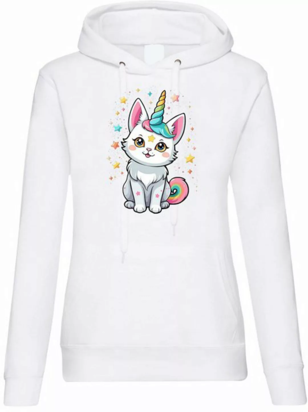 Youth Designz Kapuzenpullover Katze Einhorn Damen Hoodie Pullover mit modis günstig online kaufen