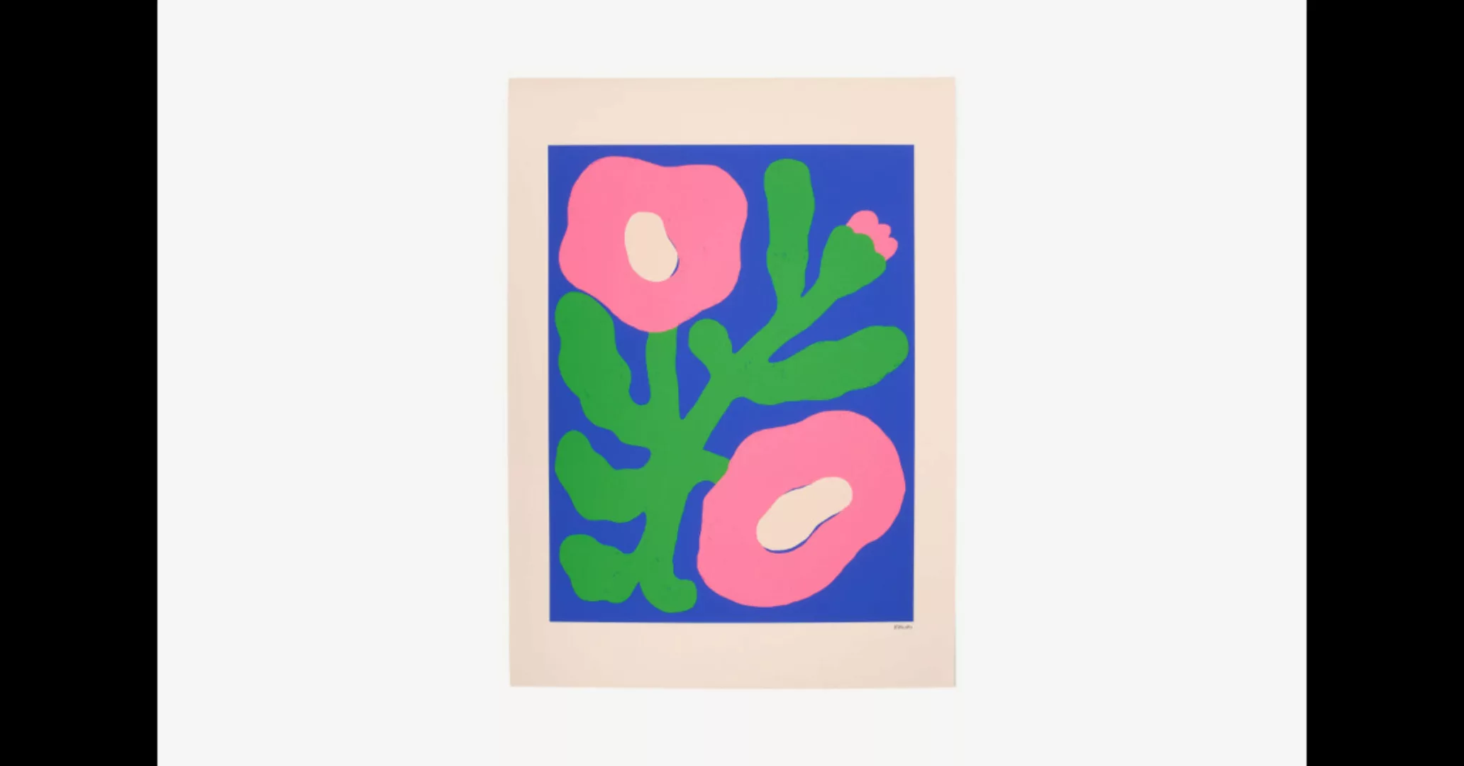 The Poster Club Pink Poppies Kunstdruck von Madelen Moellard (50 x 70 cm) - günstig online kaufen
