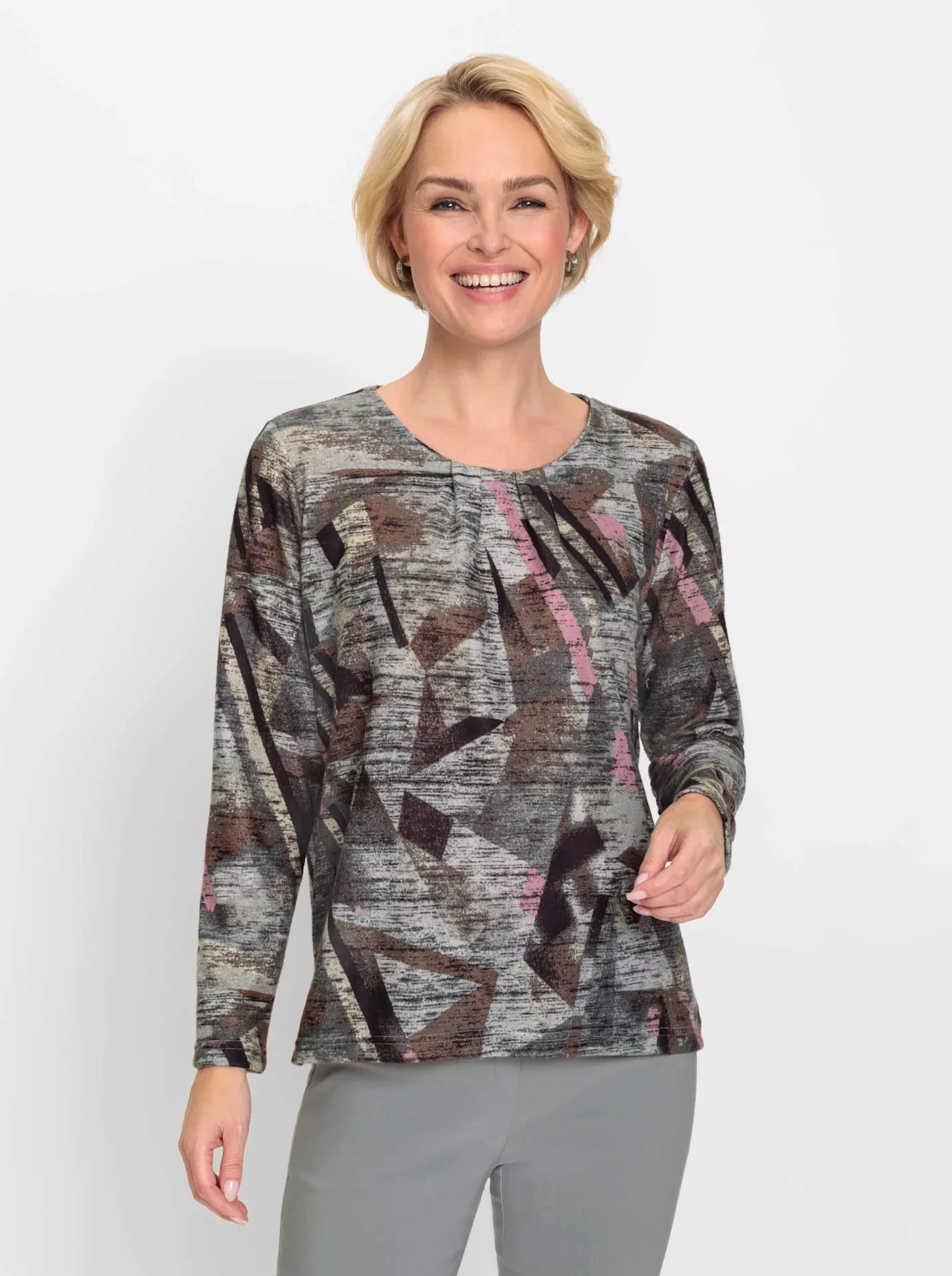 Inspirationen Langarmshirt "Druck-Shirt", (1 tlg.) günstig online kaufen