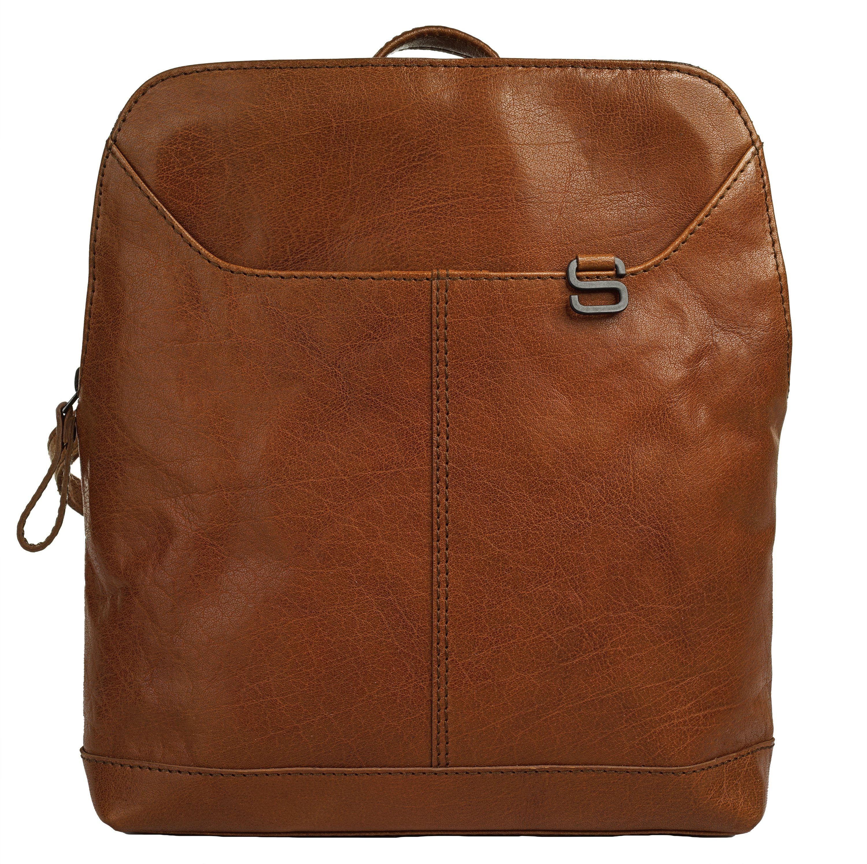 Spikes & Sparrow Cityrucksack, echt Leder günstig online kaufen