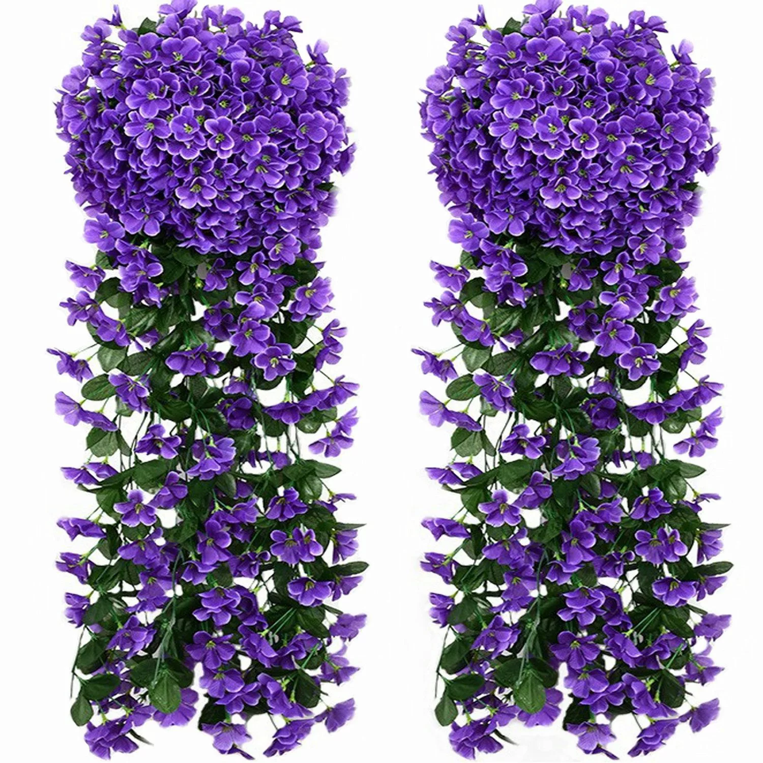 Kunstblumenstrauß Künstlich Hängende Blumen, Kunstblumen Veilchen günstig online kaufen