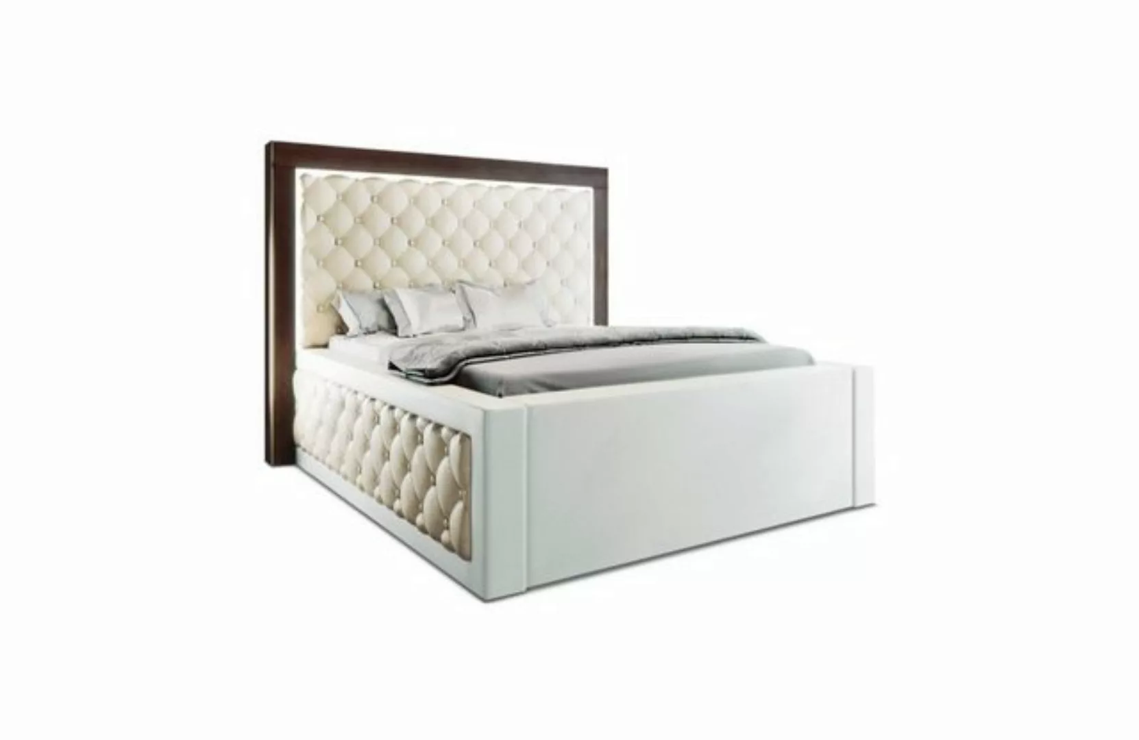 Sofa Dreams Boxspringbett Varese Bett Kunstleder Premium Komplettbett mit L günstig online kaufen