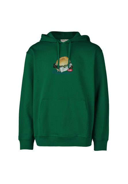 Cleptomanicx Kapuzensweatshirt Boxy Hooded WTFISH Locker geschnitten günstig online kaufen