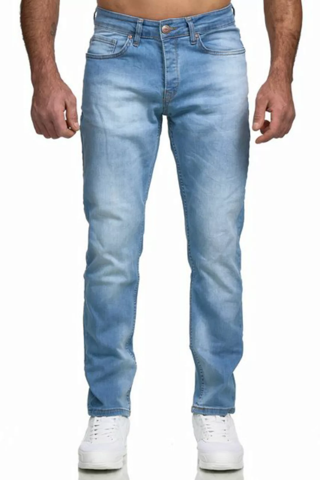 Elara Slim-fit-Jeans Elara Herren Jeans Slim Fit Hose Denim Stretch (1-tlg) günstig online kaufen