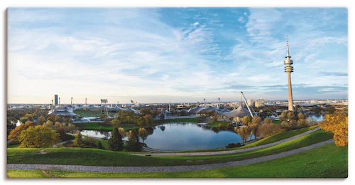 Artland Leinwandbild »Olympiapark in München«, Deutschland, (1 St.), auf Ke günstig online kaufen