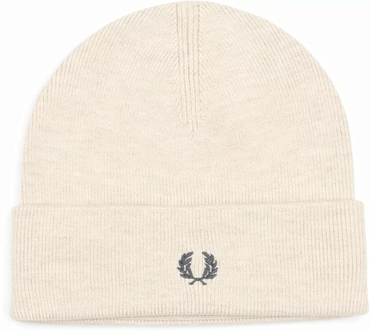 Fred Perry Mütze Wolle Blend Ecru - günstig online kaufen