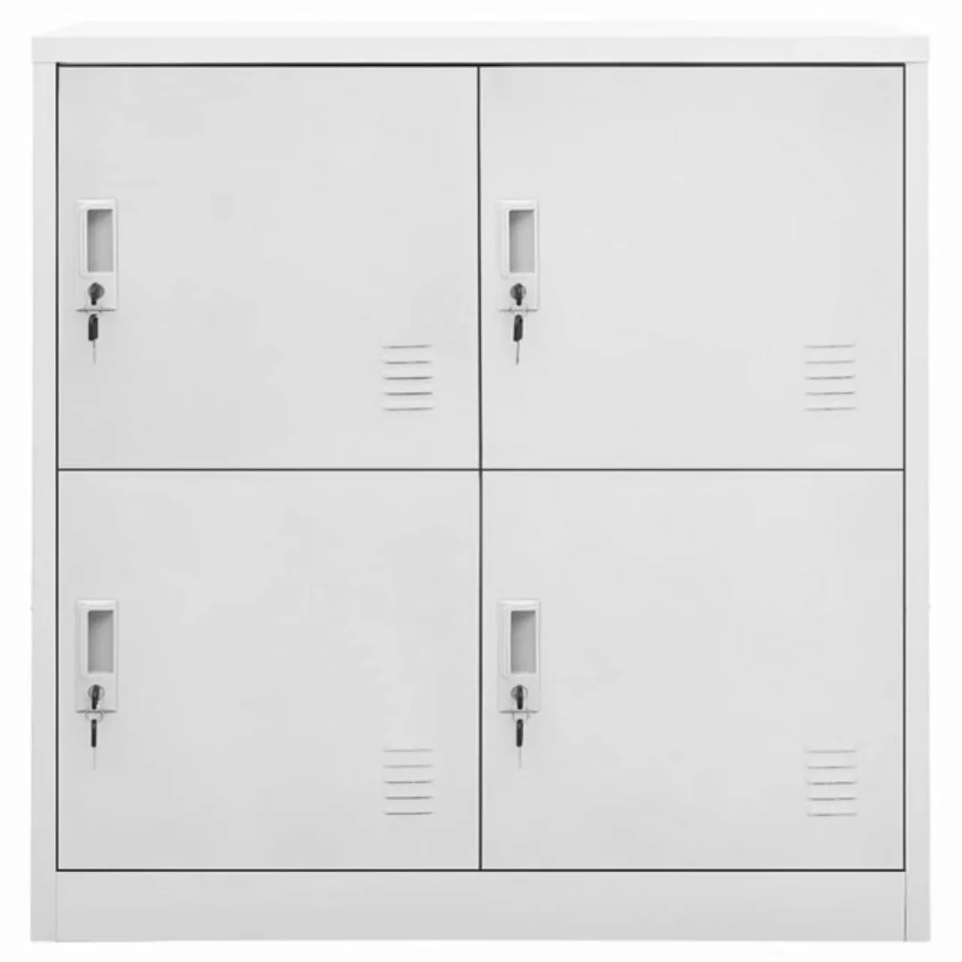 vidaXL Mehrzweckschrank Schließfachschrank Hellgrau 90x45x92,5 cm Stahl günstig online kaufen