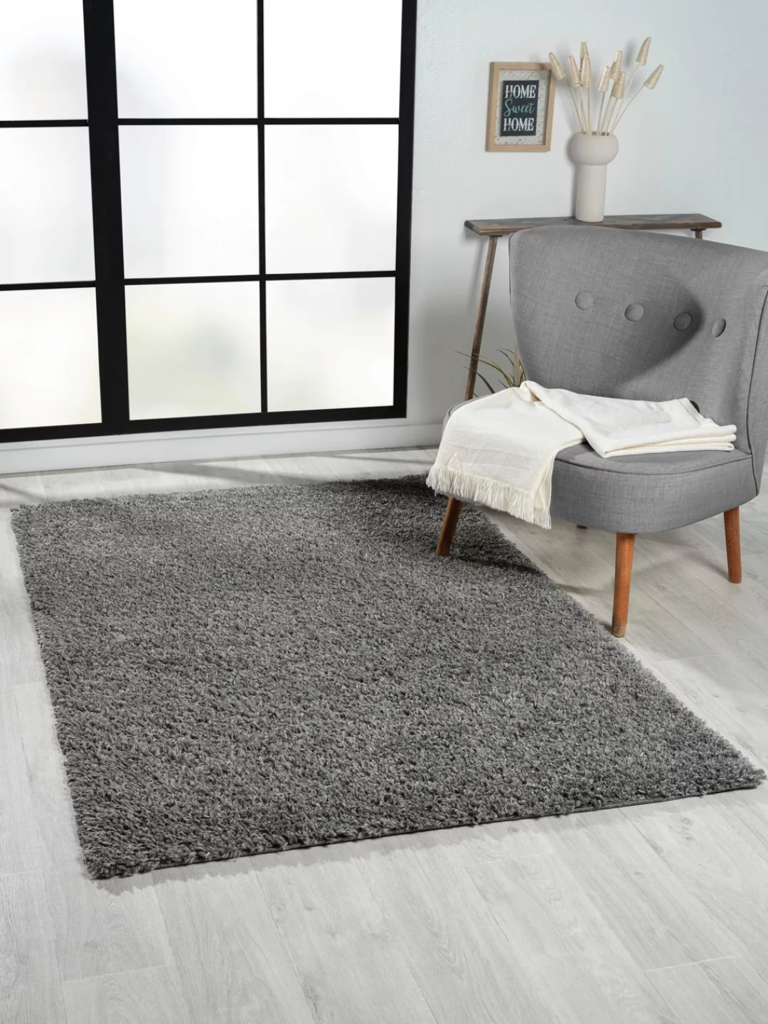 Myflair Möbel & Accessoires Hochflor-Teppich »My Shaggy«, rechteckig, Shagg günstig online kaufen