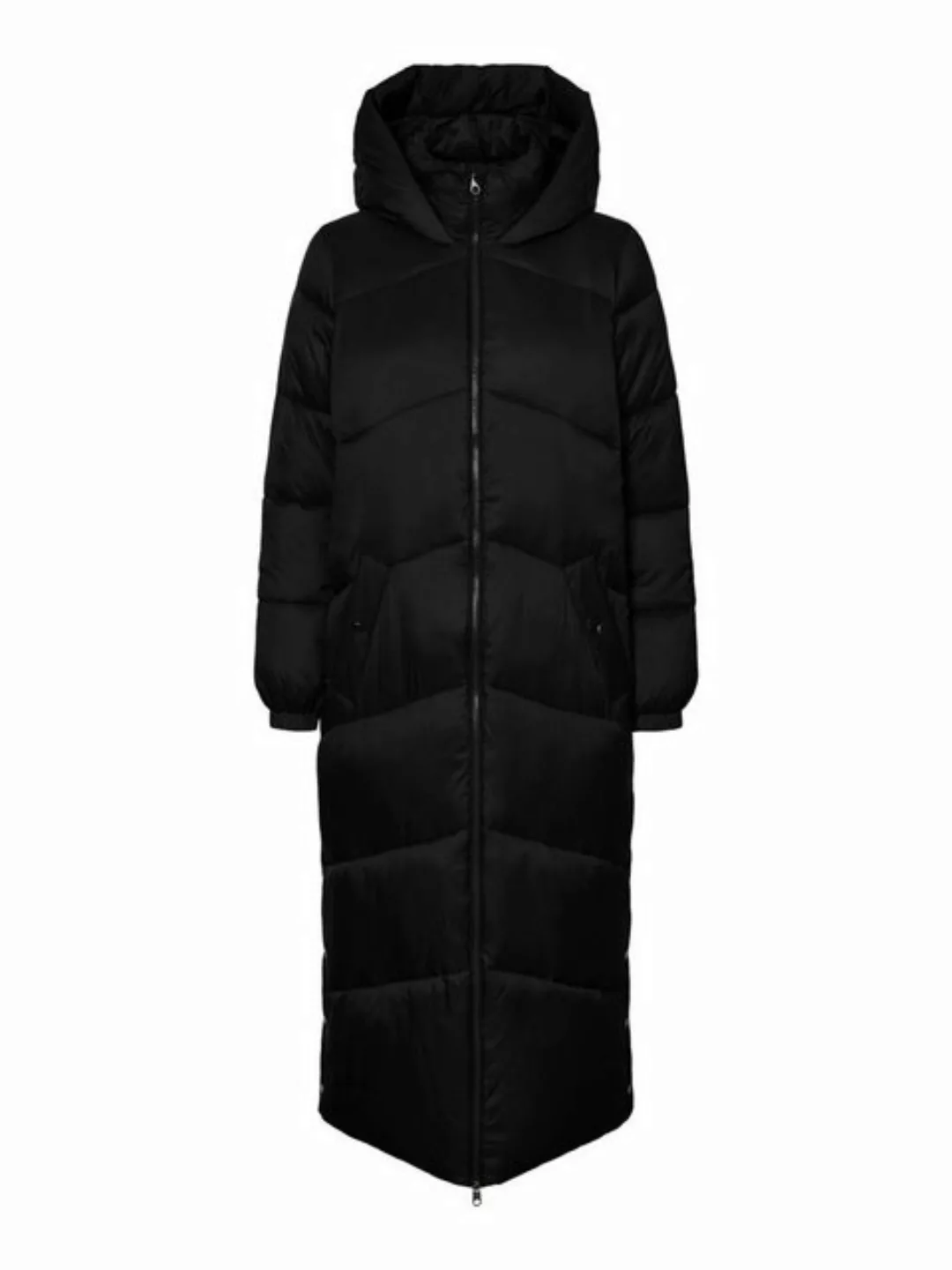 VERO MODA Lange Gefütterte Jacke Damen Schwarz günstig online kaufen