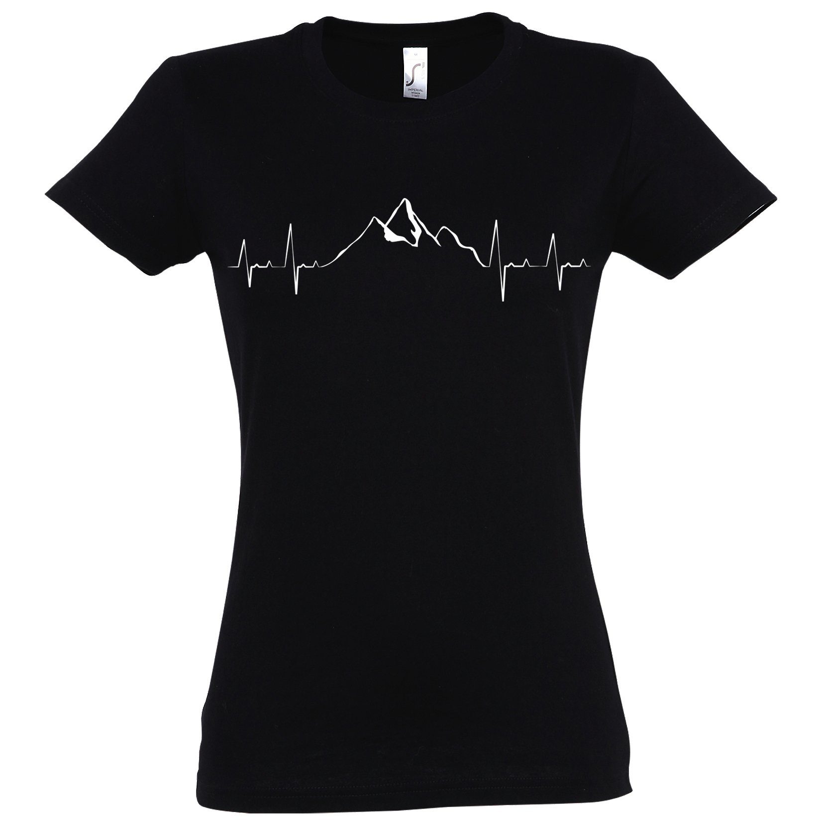 Youth Designz T-Shirt Heartbeat Mountain Damen günstig online kaufen