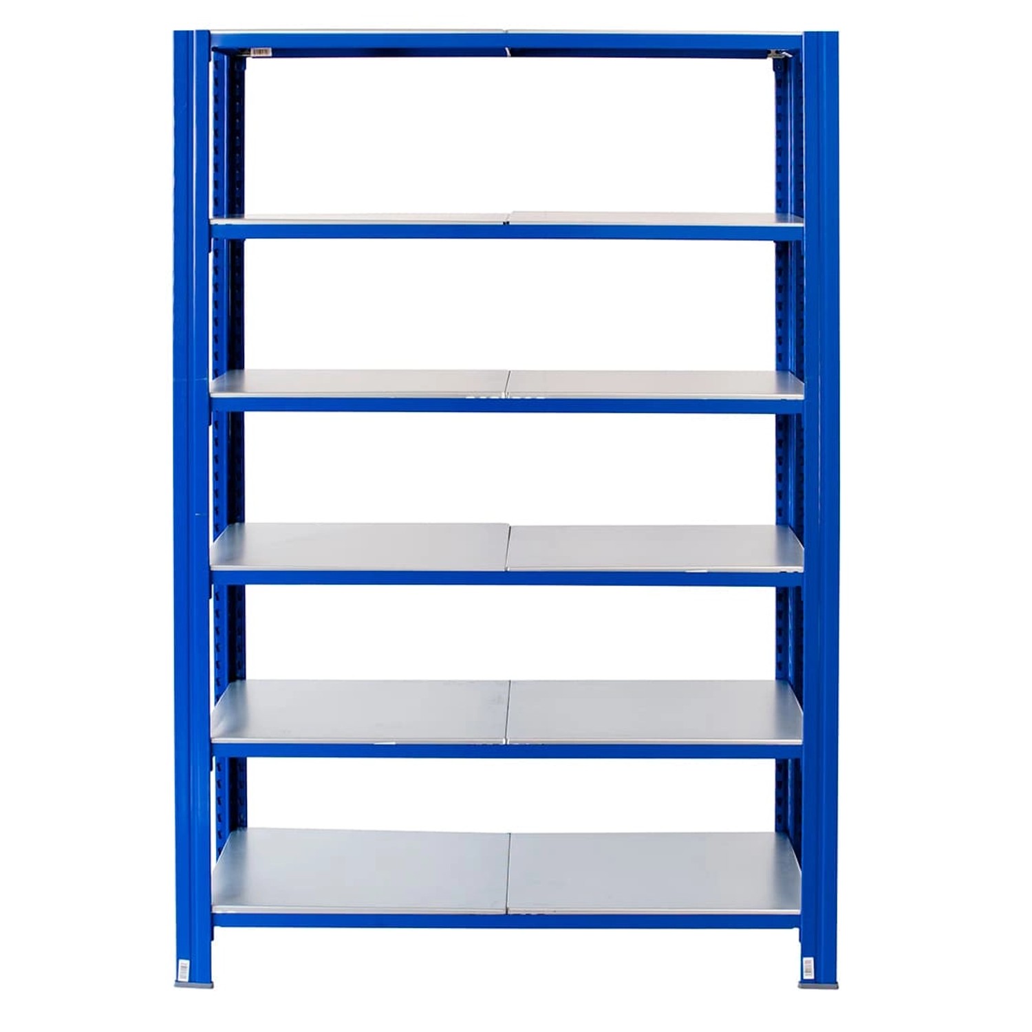 Ar Shelving T Profile Steckregal Blau & Verzinkt 250x120x30 cm 6 Böden 180 günstig online kaufen