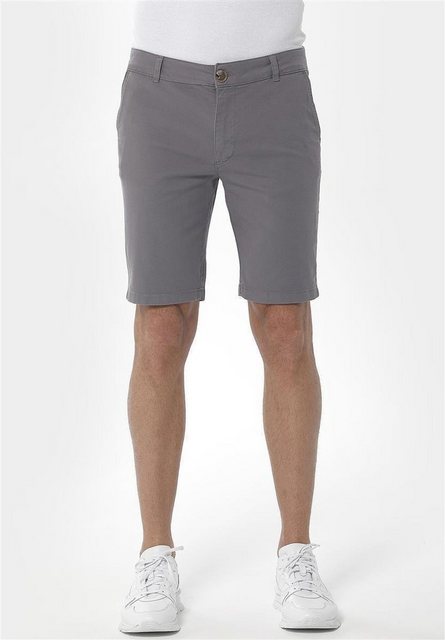ORGANICATION Chinohose Men's Garment Dyed Slim Fit Shorts in Shadow günstig online kaufen