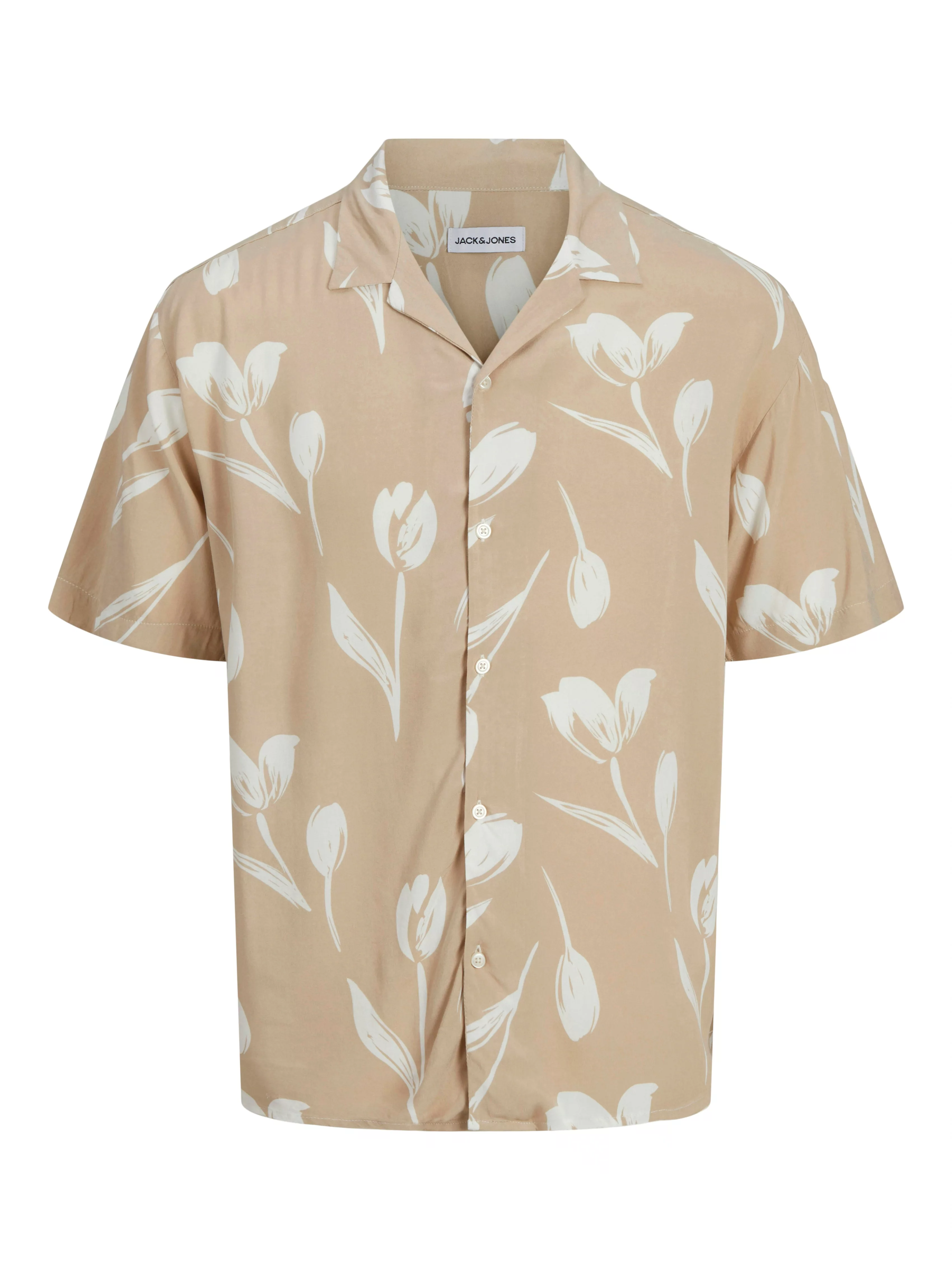 Jack & Jones Kurzarmhemd "JJEJEFF CHARGE RESORT SHIRT SS SN", mit All-Over günstig online kaufen