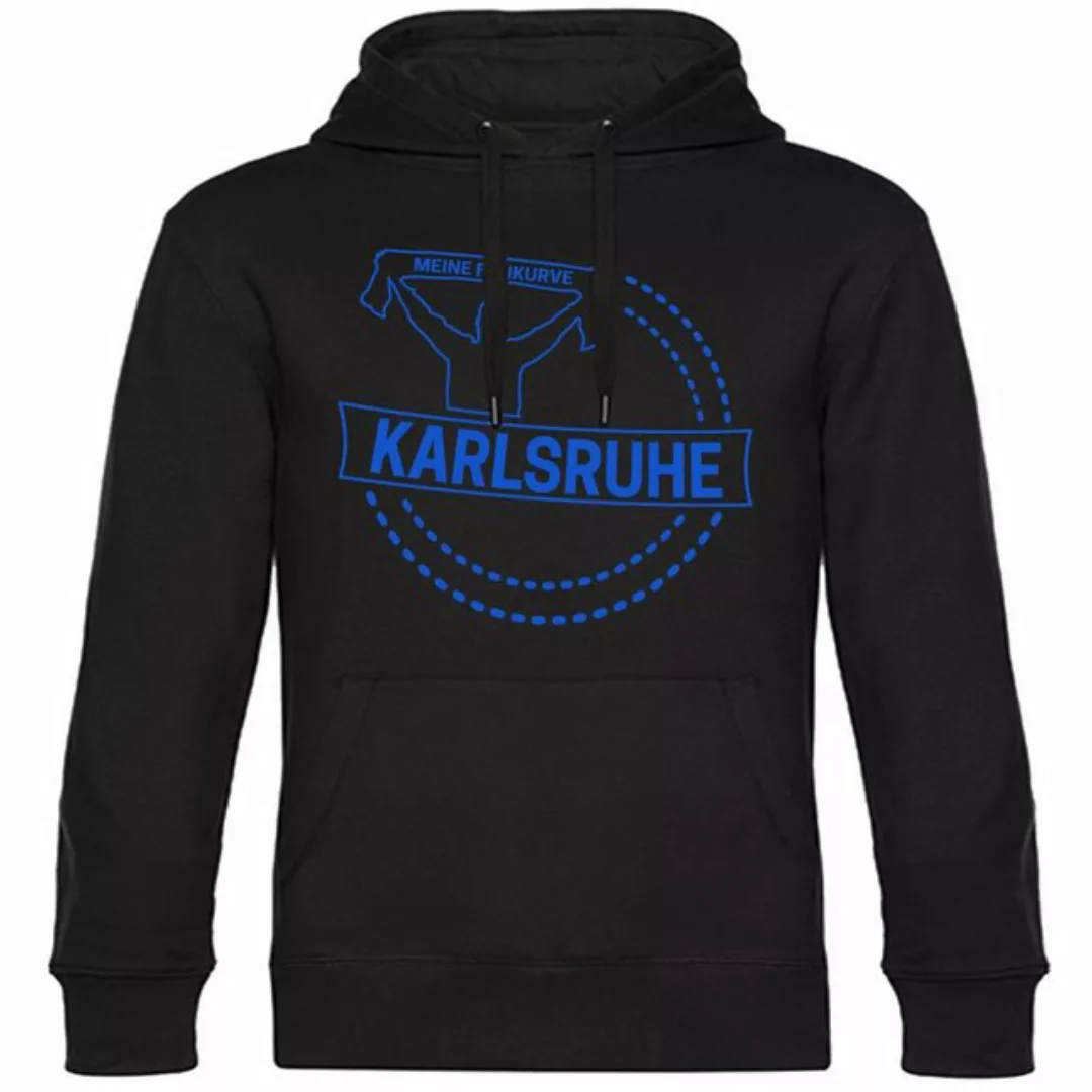 multifanshop Kapuzensweatshirt Karlsruhe - Meine Fankurve - Hoodie günstig online kaufen