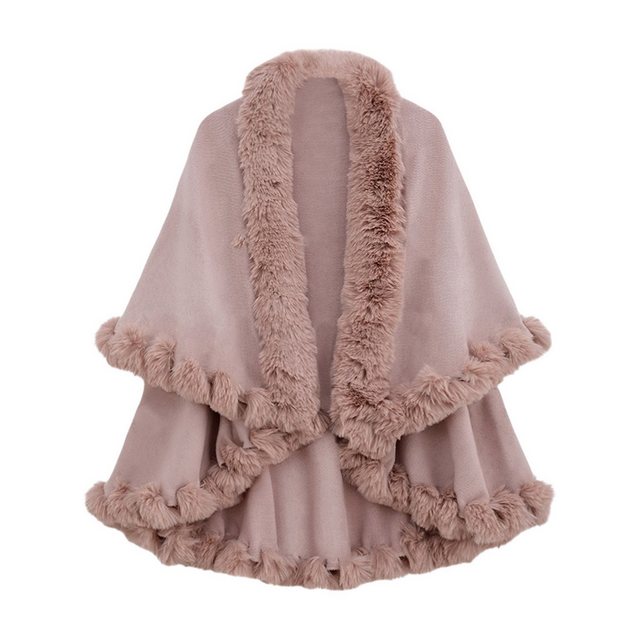 Refttenw Poncho Cardigan-Schal, Cape-Schal,Strickponcho,Warmer Schal günstig online kaufen