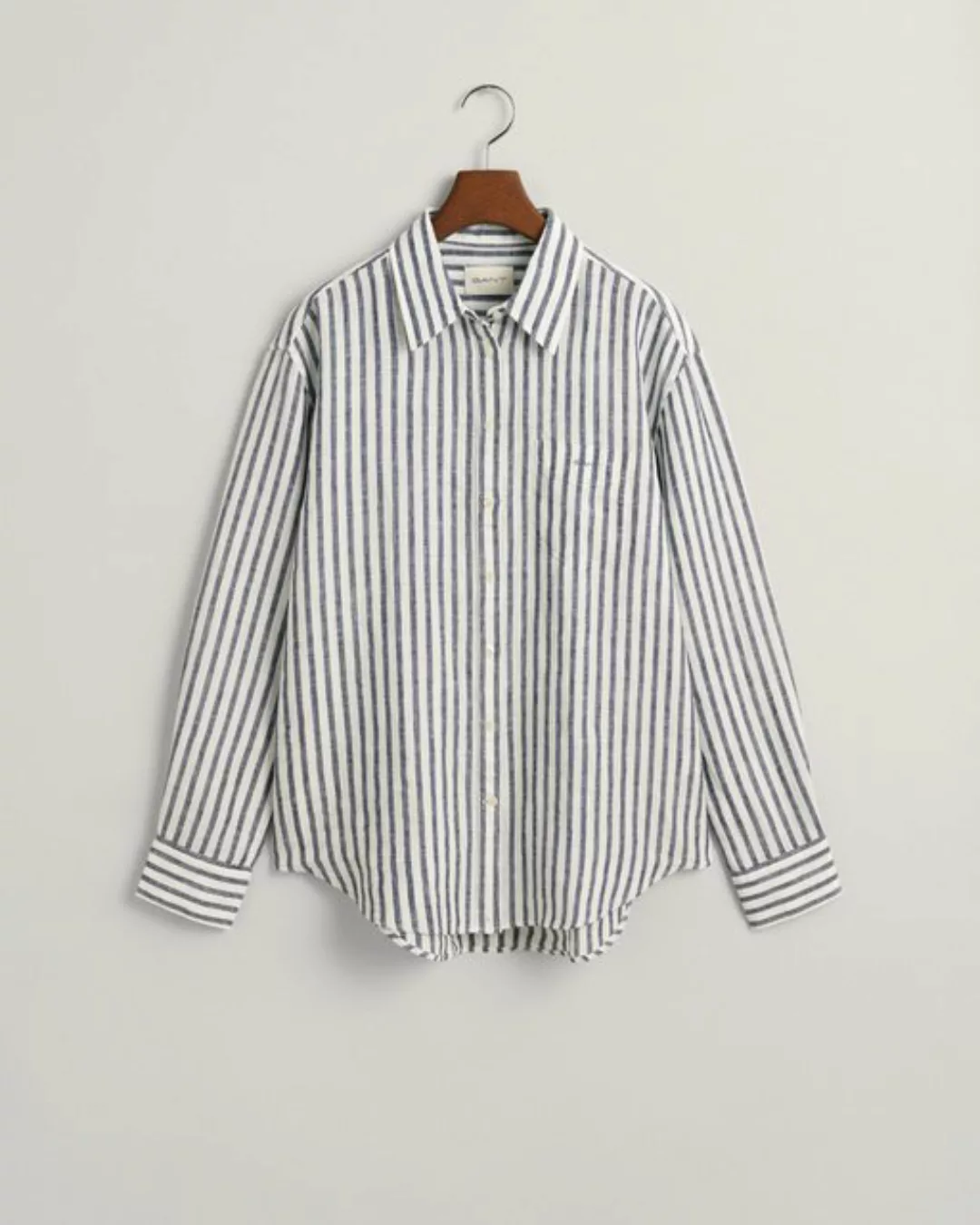Gant Blusenshirt REL STRIPED LINEN SHIRT, DRY SAND günstig online kaufen