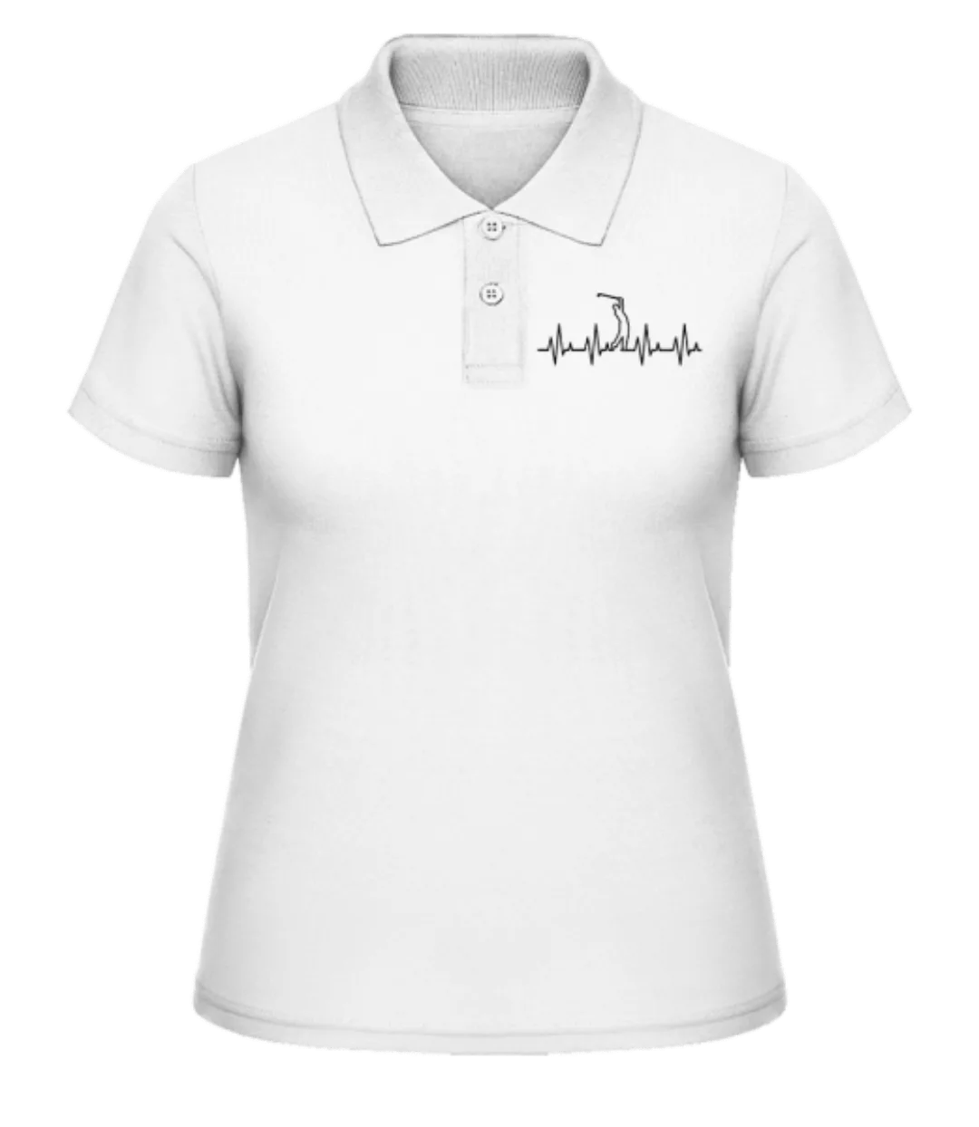 Golf Herzschlag · Frauen Poloshirt Fein-Piqué günstig online kaufen